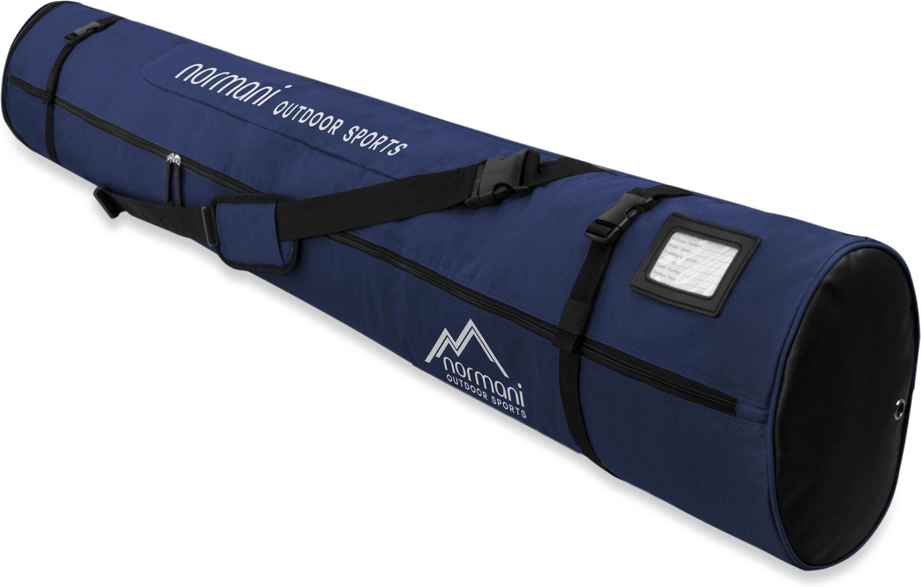normani Sporttasche Skitasche Glacier Run 160/190, Skitasche für Skier und  Skistöcke Skihülle Transporttasche Aufbewahrungstasche - Längenverstellbar  von 160 cm bis 190 cm