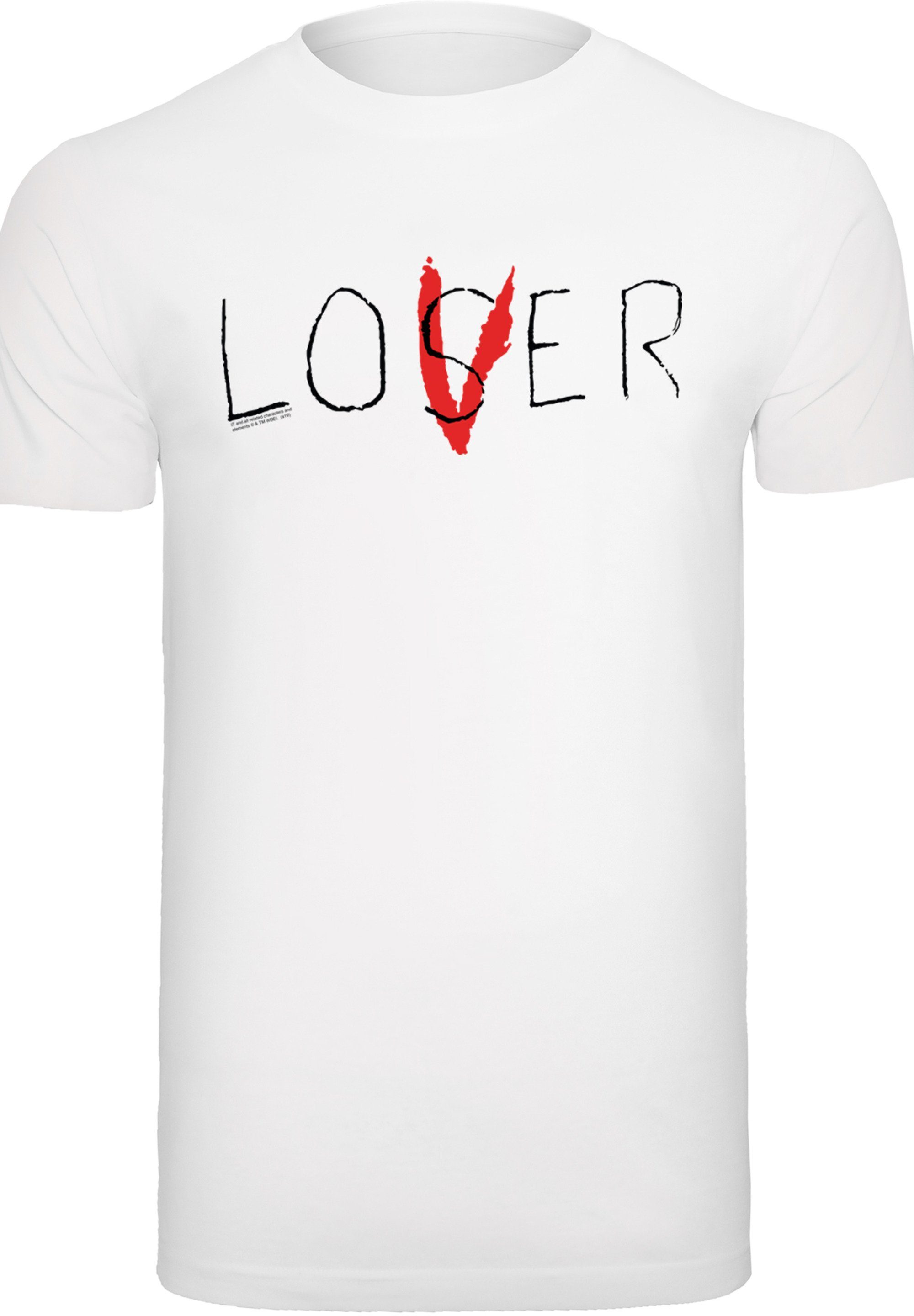 F4NT4STIC Kurzarmshirt Herren IT Loser Lover and IT 2017 with T-Shirt Round Neck (1-tlg)