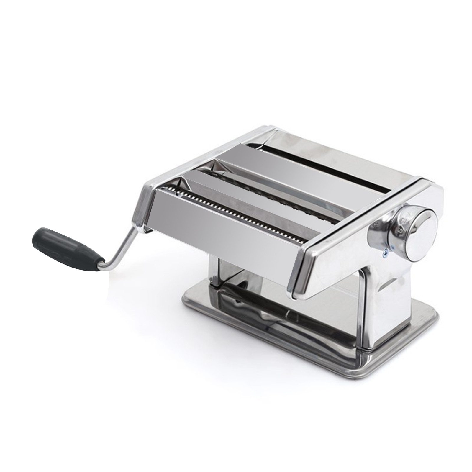 JEOBEST Nudelmaschine Frische Nudeln Maschine, Edelstahl, mit Klemme, Tagliatelle, Lasagne