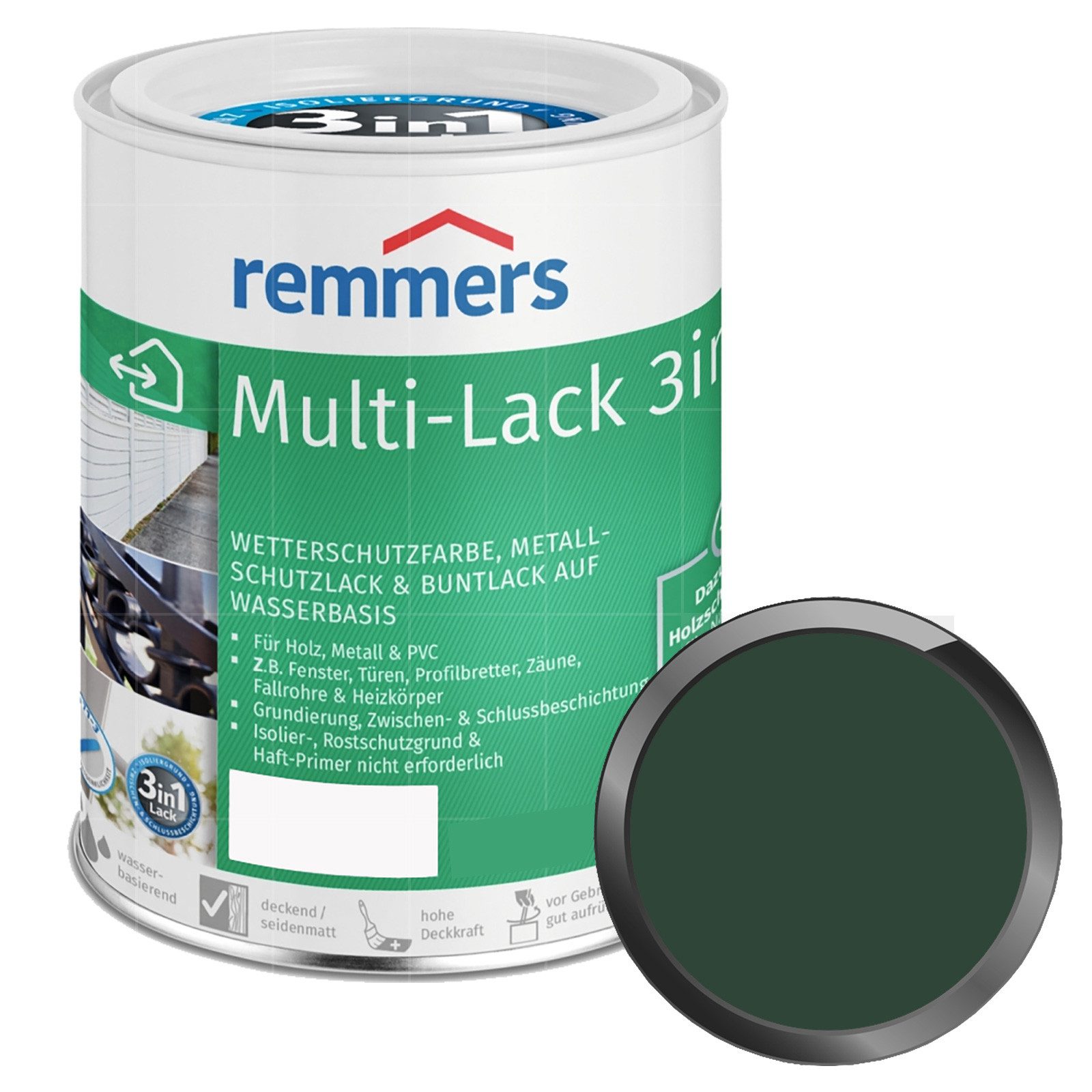 Remmers Metallschutzlack Multi-Lack 3in1 - 0,375 Ltr