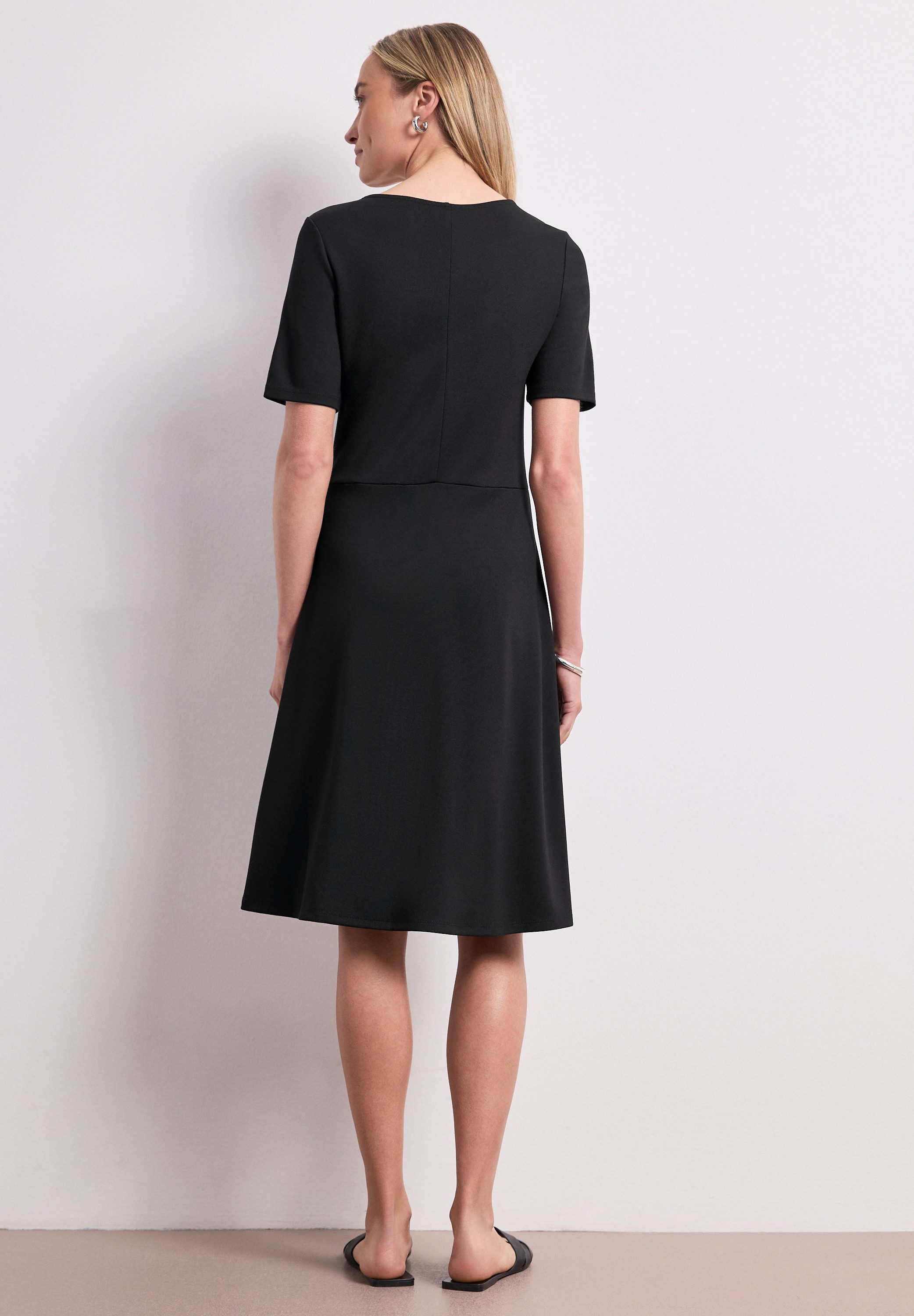 STREET ONE Jerseykleid unifarben und mit Stretch