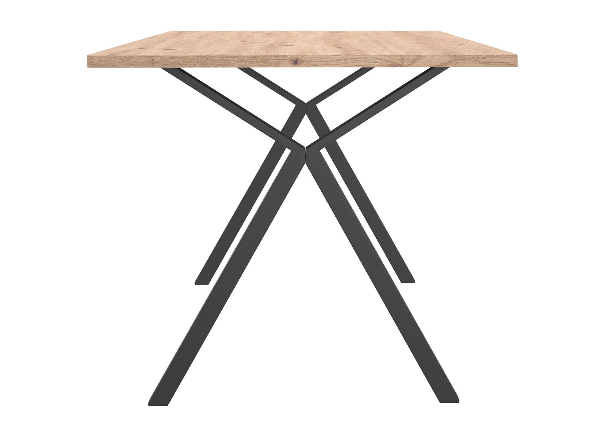 OTTO home Esstisch Aretha Tisch, Esszimmertisch, Küchentisch (1-St), Esstisch mit X Gestell, 4 Metallbeine, Breite 160 cm, fix Tisch