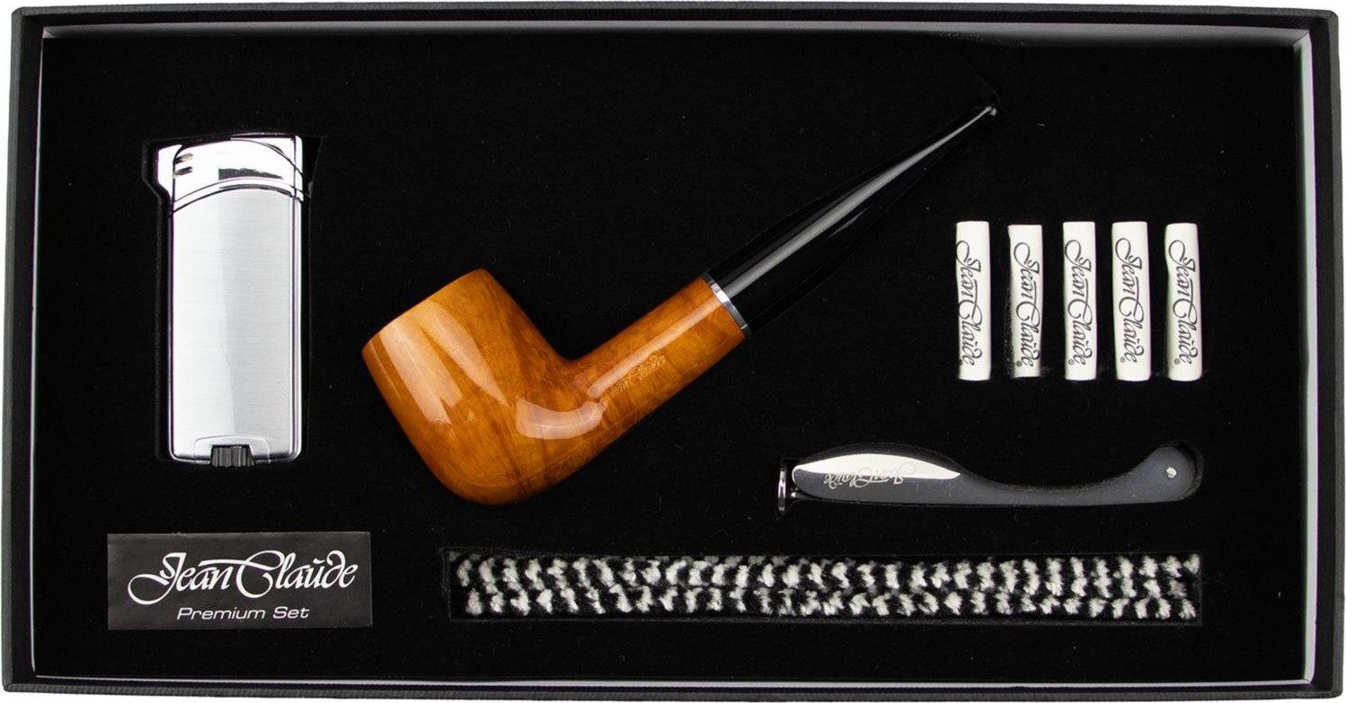 Jean Claude Handpfeife Pfeife Premium Set 6 Modelle Sets zur Auswahl bestes Bruyereholz