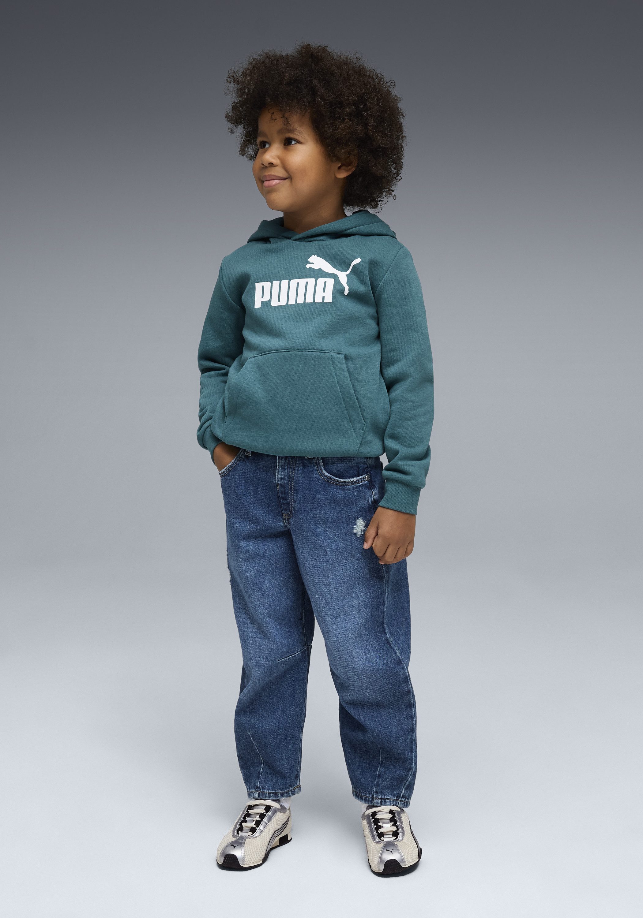 PUMA Kapuzensweatshirt ESS NO. 1 LOGO HOODIE FL PS mit Kapuze, mit gerippten Bündchen, mit Jerseyfutter