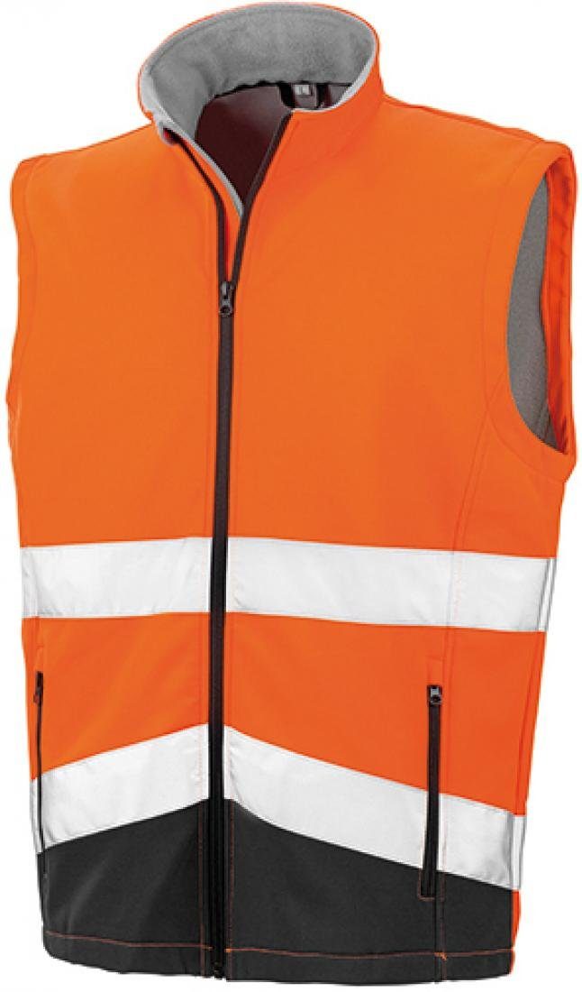 Result Warnweste Herren Printable Safety Softshell Gilet