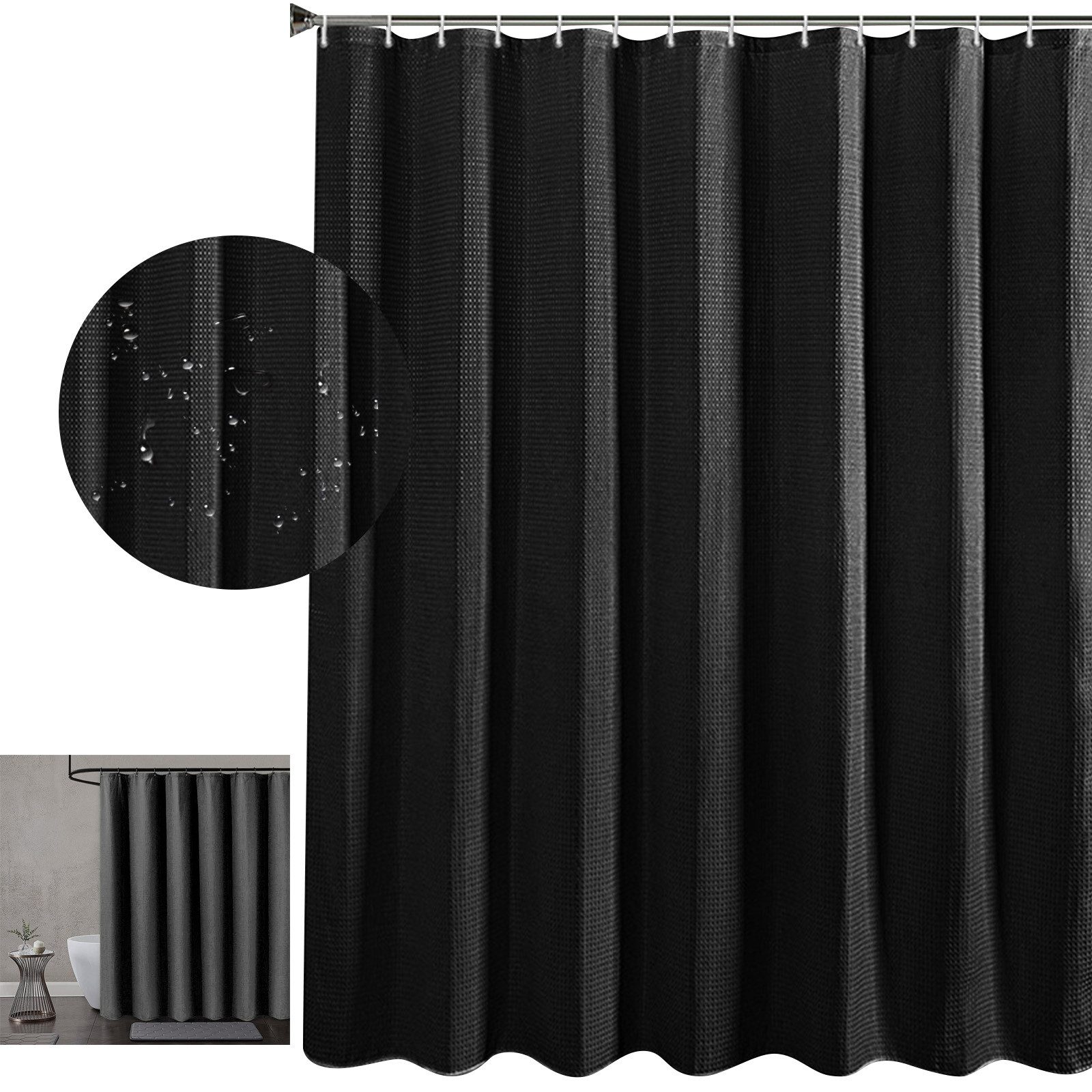 OKWISH Duschvorhang Badezimmer Vorhang Badewannenvorhang Dusche günstig online kaufen