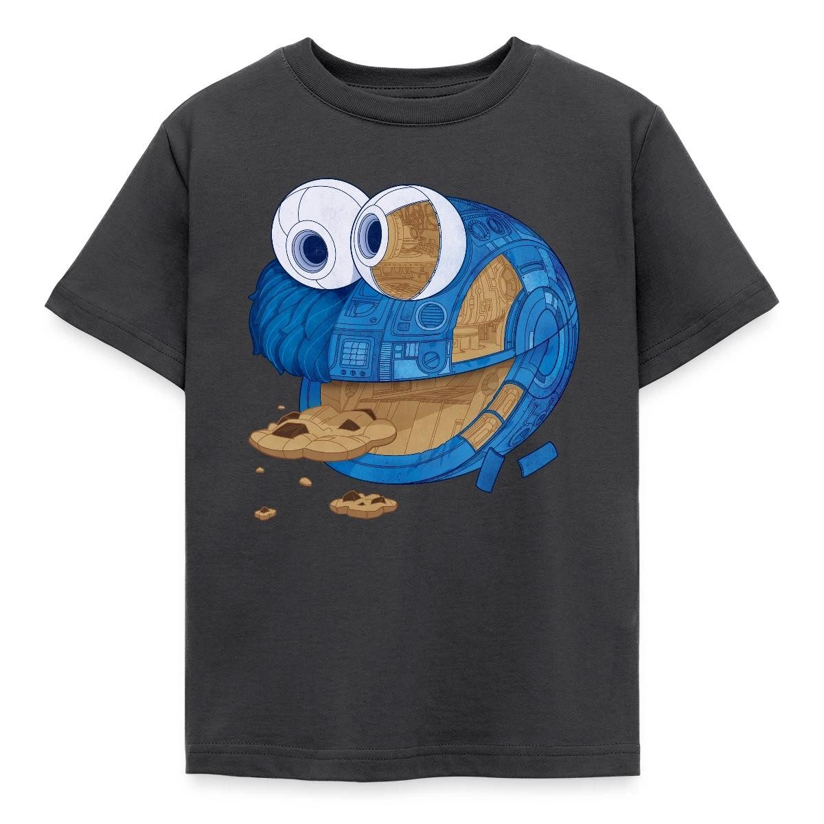 T-Shirt Sesamstraße Krümelmonster Maschine Kinder T-Shirt