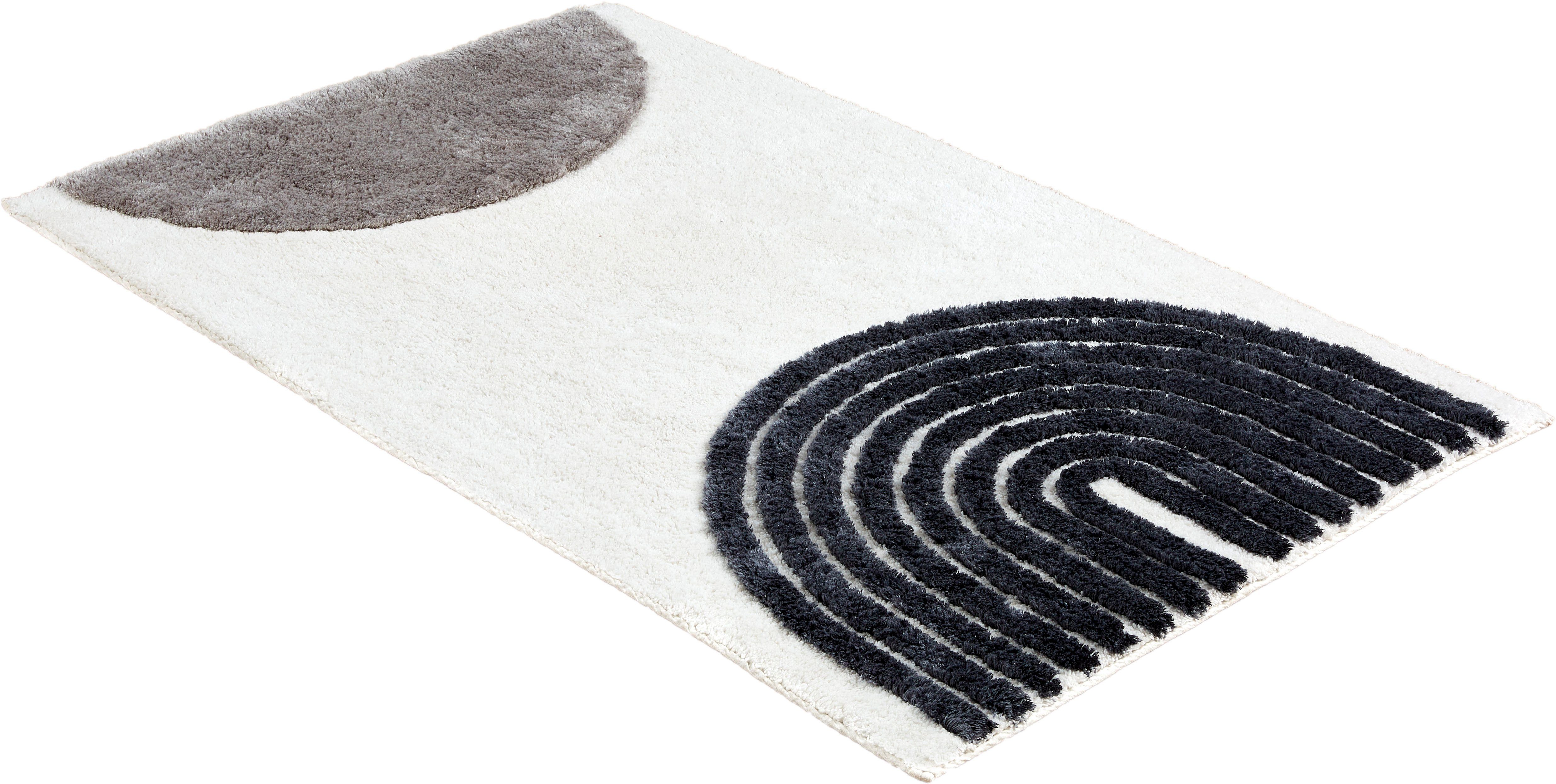 SCHÖNER WOHNEN-Kollektion Badematte Barbados 233, Höhe 17 mm, fußbodenheizungsgeeignet, Baumwolle, Viskose, rechteckig, kuschelweicher Badezimmerteppich, waschb – Bild 3 von 5