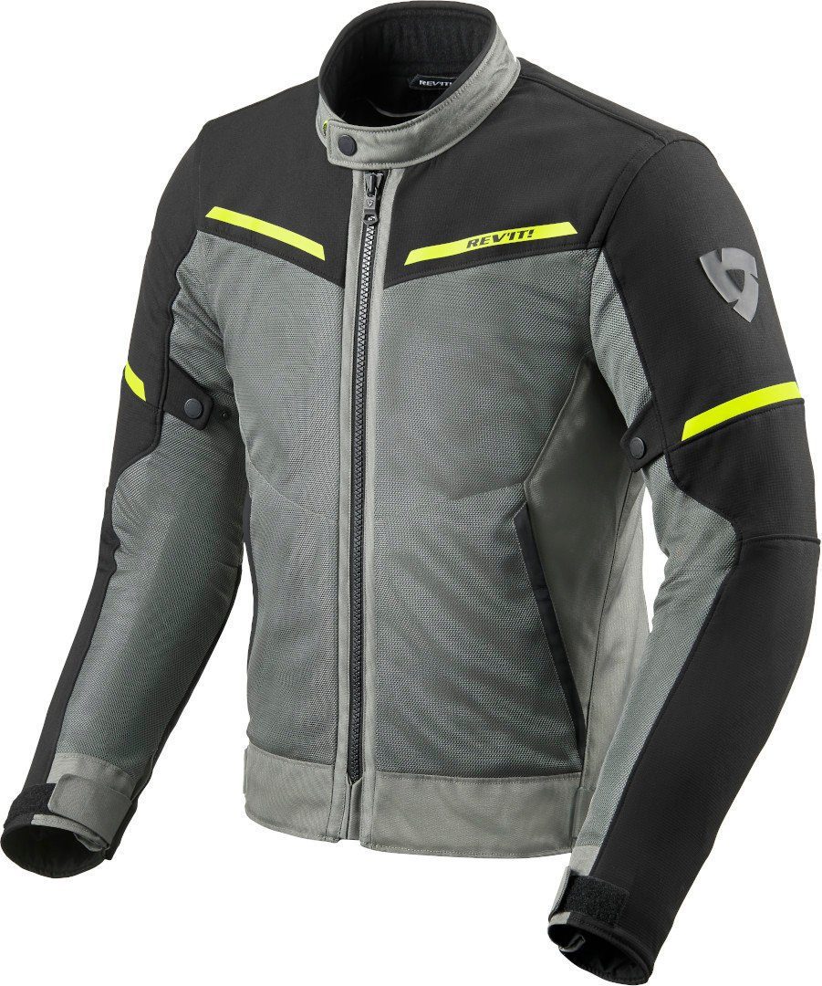 Revit Motorradjacke Airwave 3 Motorrad Textiljacke Grey/Black/Yellow