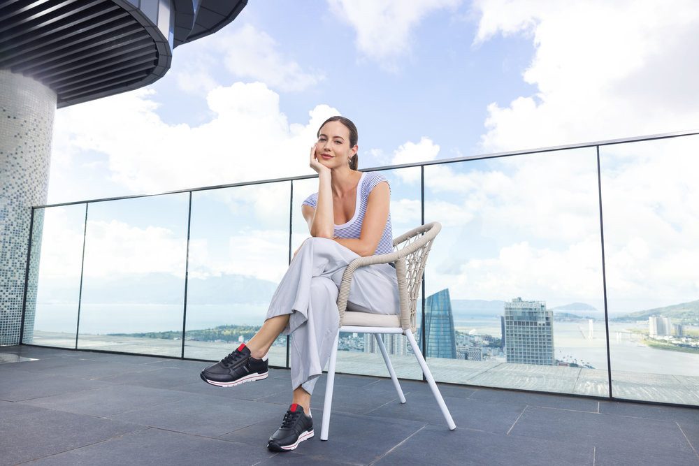 Remonte Keilsneaker mit gepolstertem Fußbett, Freizeitschuh, Halbschuh, Sch günstig online kaufen