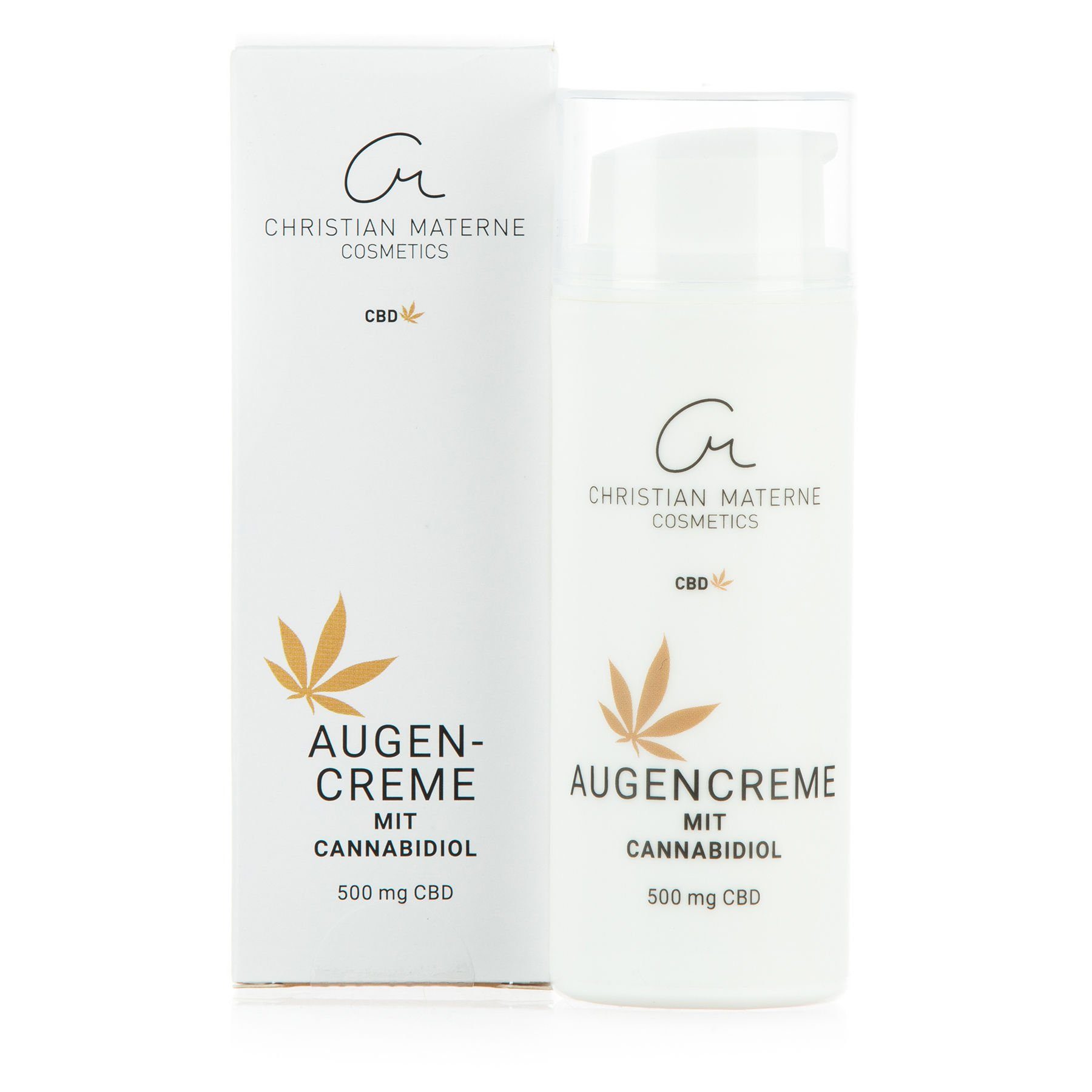 Christian Materne Feuchtigkeitscreme CBD Augencreme 50 ml, für eine