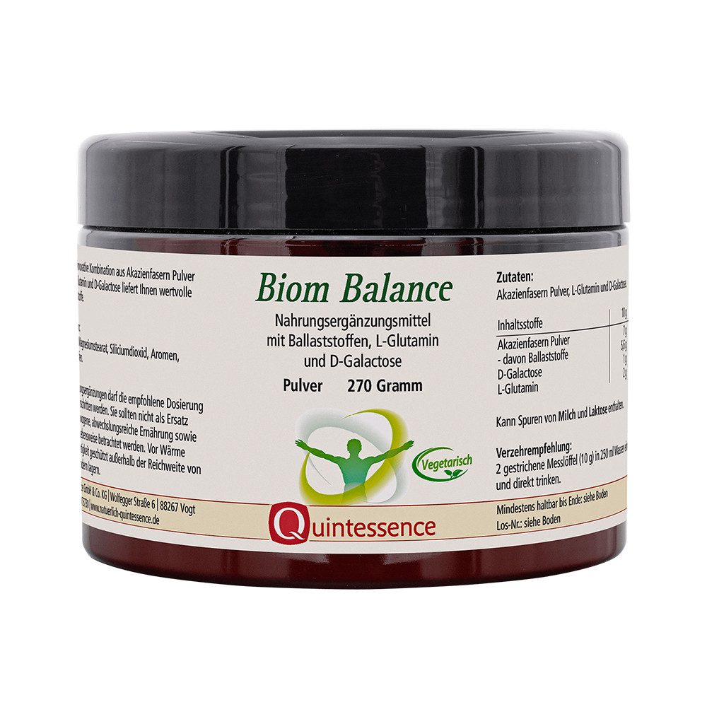 Quintessence Biom Balance - Premium-Qualität, vegetarisch und ohne Zusätze Pulver, 270 g