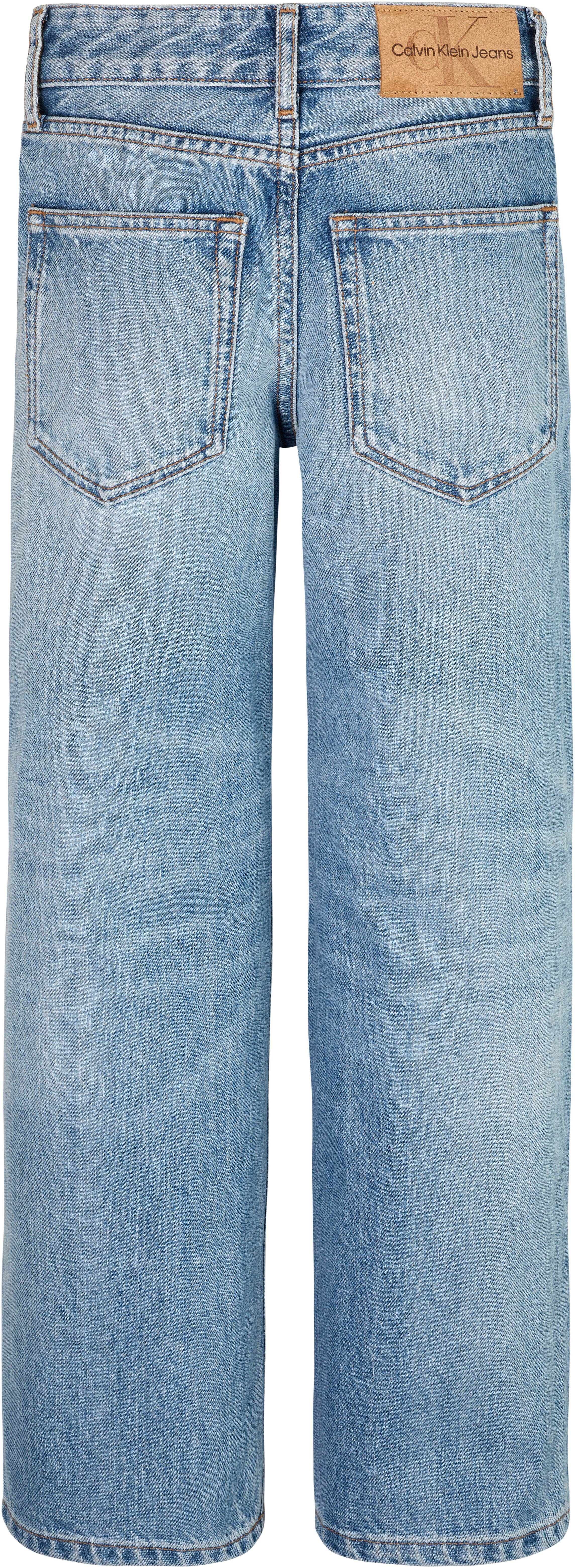 LIGHT BLUE AUTH. Klein RELAXED SKATER Jeans Stretch-Jeans Calvin