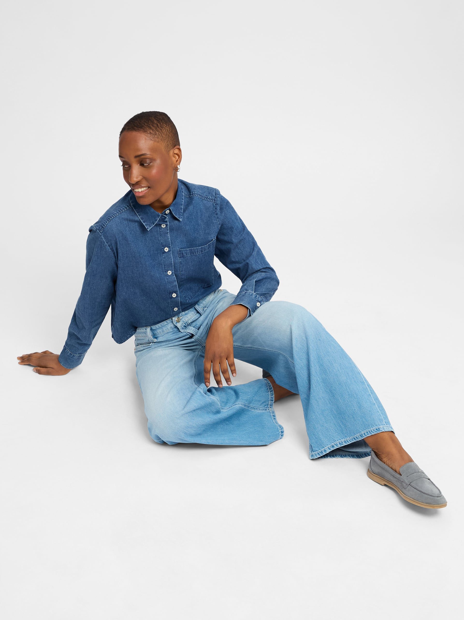 Cambio Schlagjeans Palazzo