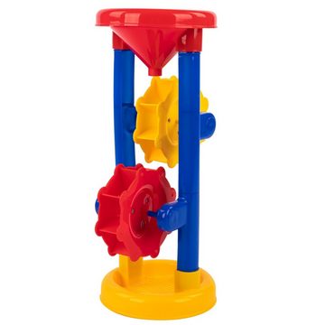 Idena Badespielzeug Idena Sandmühle 32cm Kunststoff dreifarbig