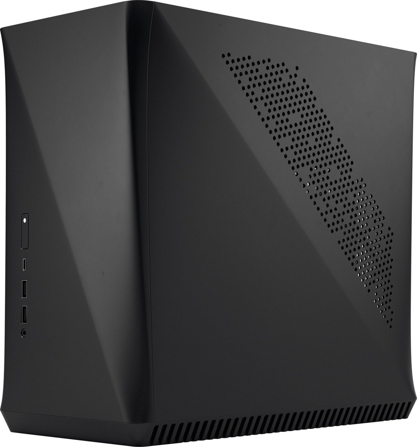Fractal Design PC-Gehäuse Fractal Design Era ITX Carbon TG Glasfenster, Mini-ITX SFF, Kabelmanagement, Staubfilter, Sichtfenster aus Glas