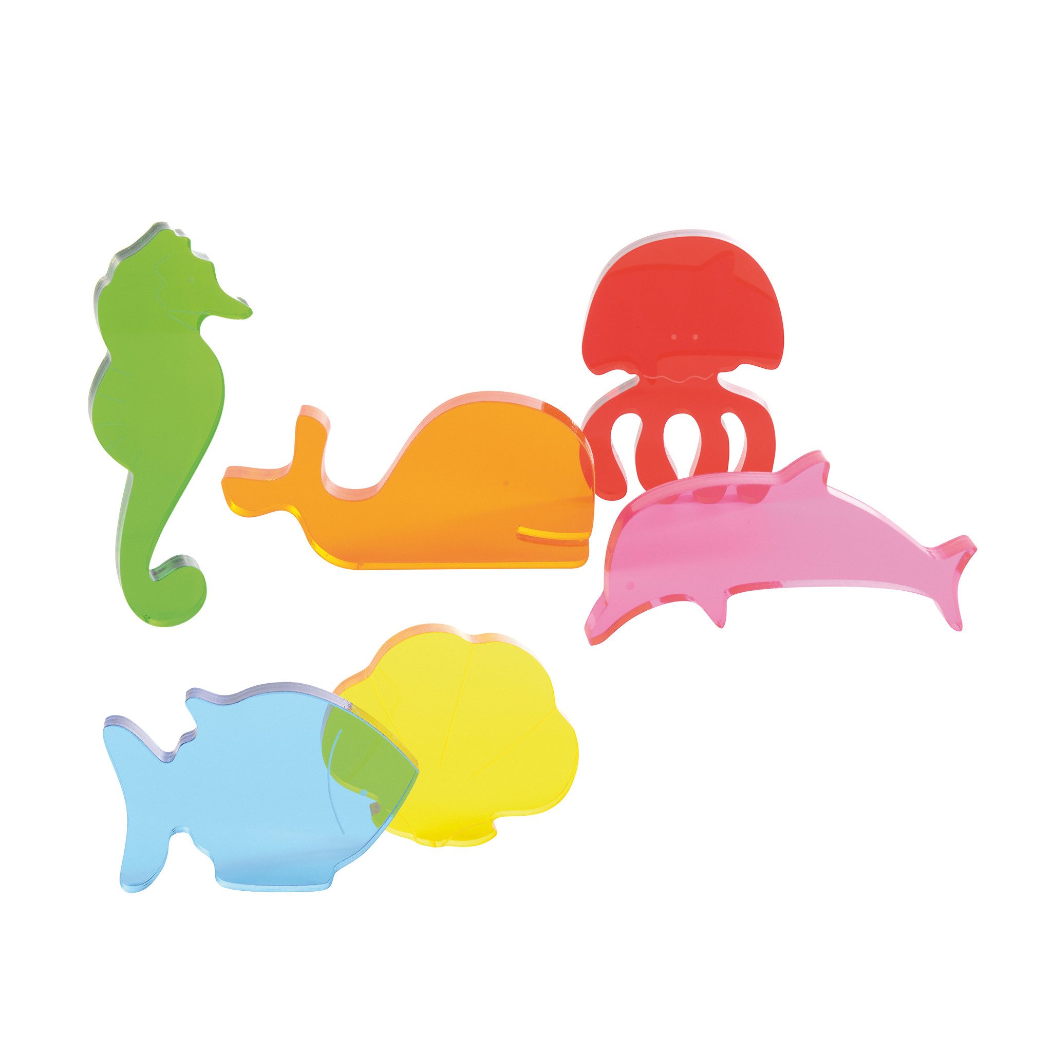 EDUPLAY Lernspielzeug Acryl Meerestiere 6er Set (6-St)