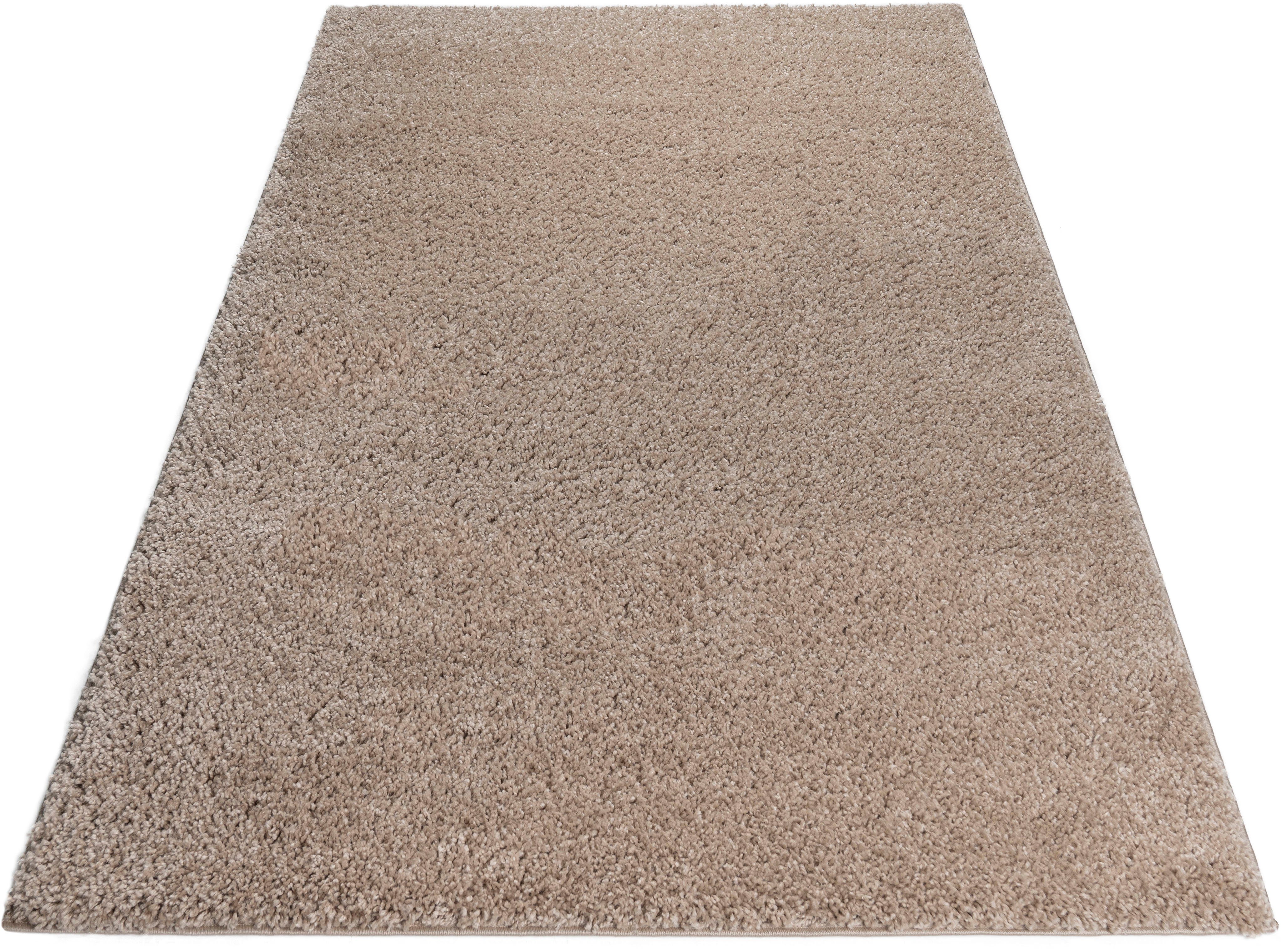 Bruno Banani Hochflor-Teppich Shaggy Soft, rechteckig, günstig online kaufen