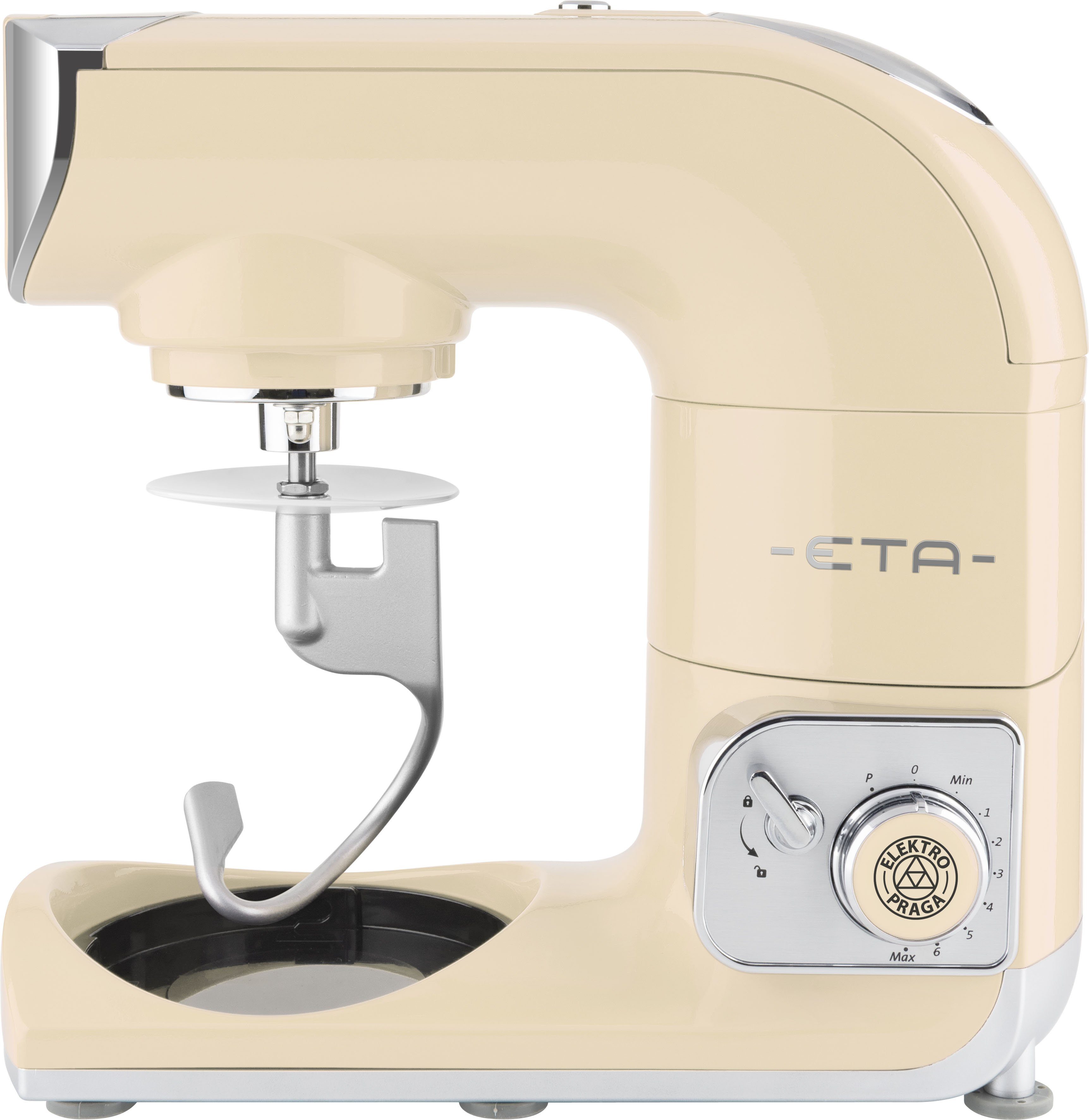 eta Küchenmaschine Gratus Storio, 1200 W, 5,5 l Schüssel, 5,5 l Edelstahlschüssel, PULSE-Funktion