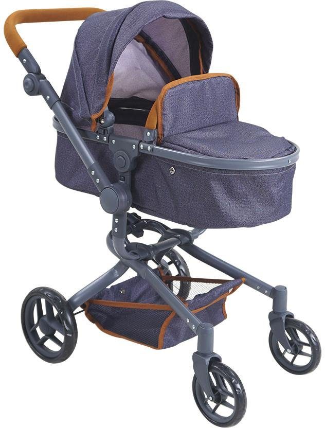 Knorrtoys® Kombi-Puppenwagen Boonk - Dark Blue günstig online kaufen