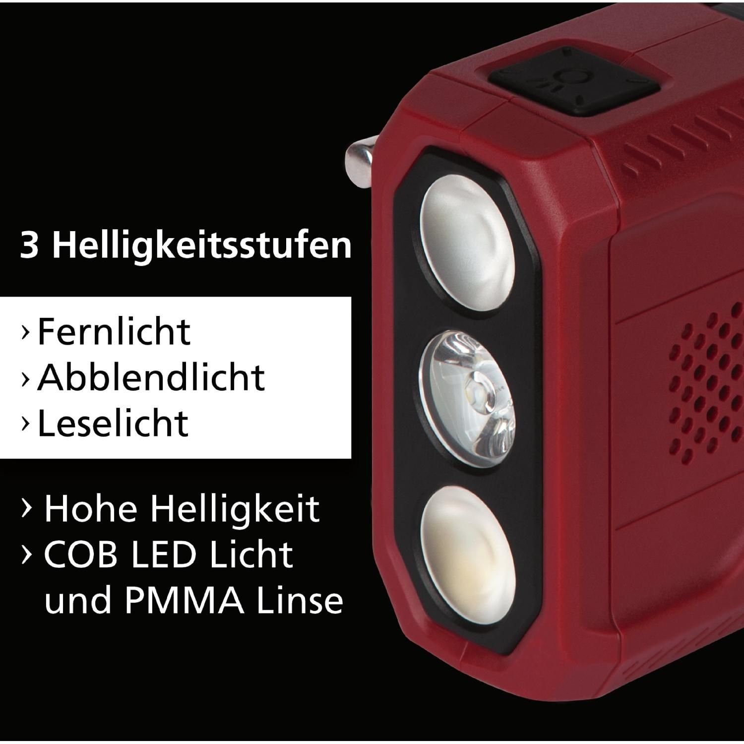 Empfang Powerbankfunktion, UKW AM, by über Kurbelradio / DABMAN Sleeptimer, 2 Solarzellen, Warnfunktion DAB+, (DAB) Bluetooth DAB, IMPERIAL und TELESTAR Streaming, W, Outdoorradio 2 SOS FM, Taschenlampe, Batterieladeanzeige) DAB+/ OR (mit Digitalradio