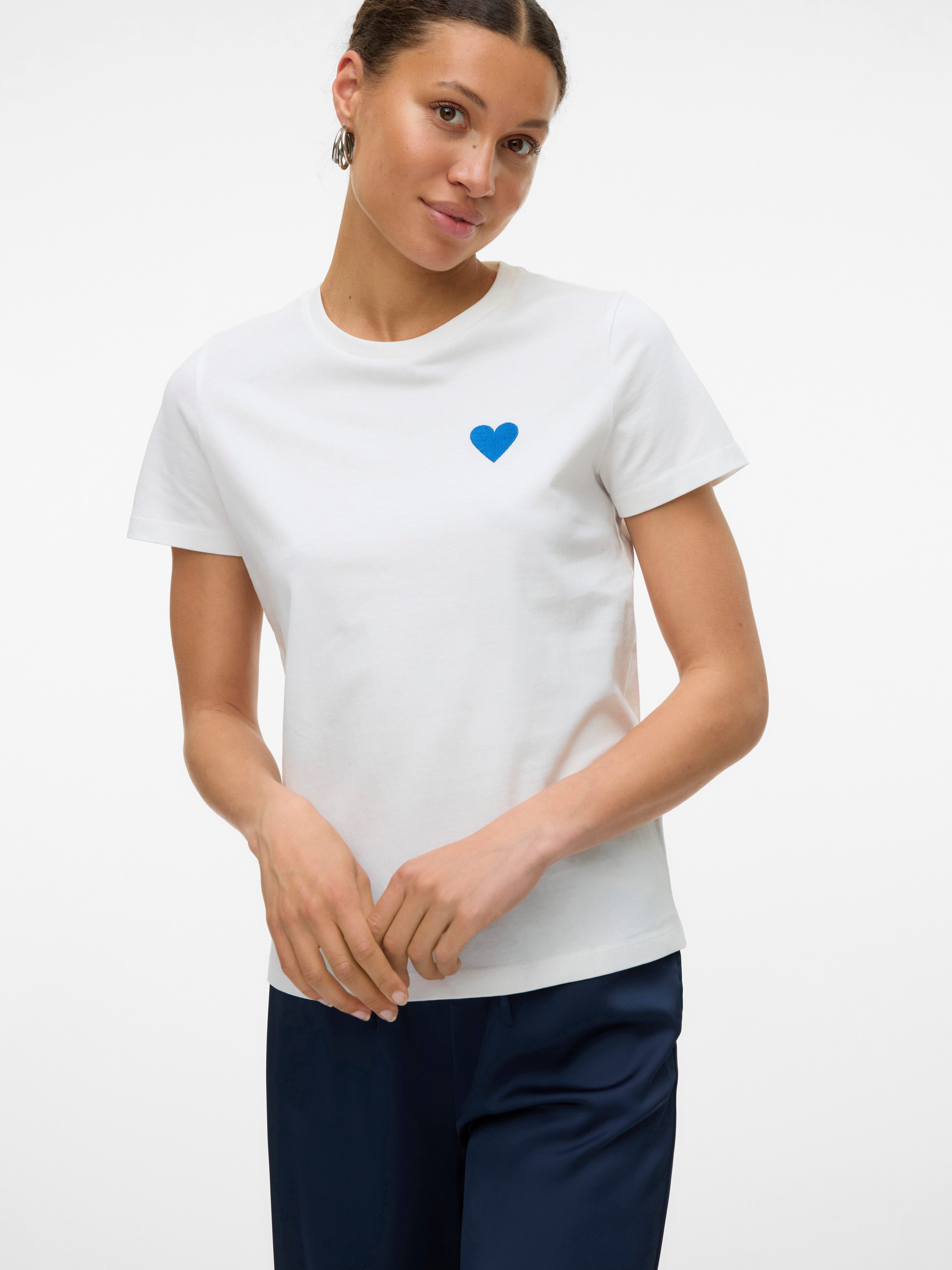 Vero Moda Kurzarmshirt VMSILJA FRANCIS SS günstig online kaufen