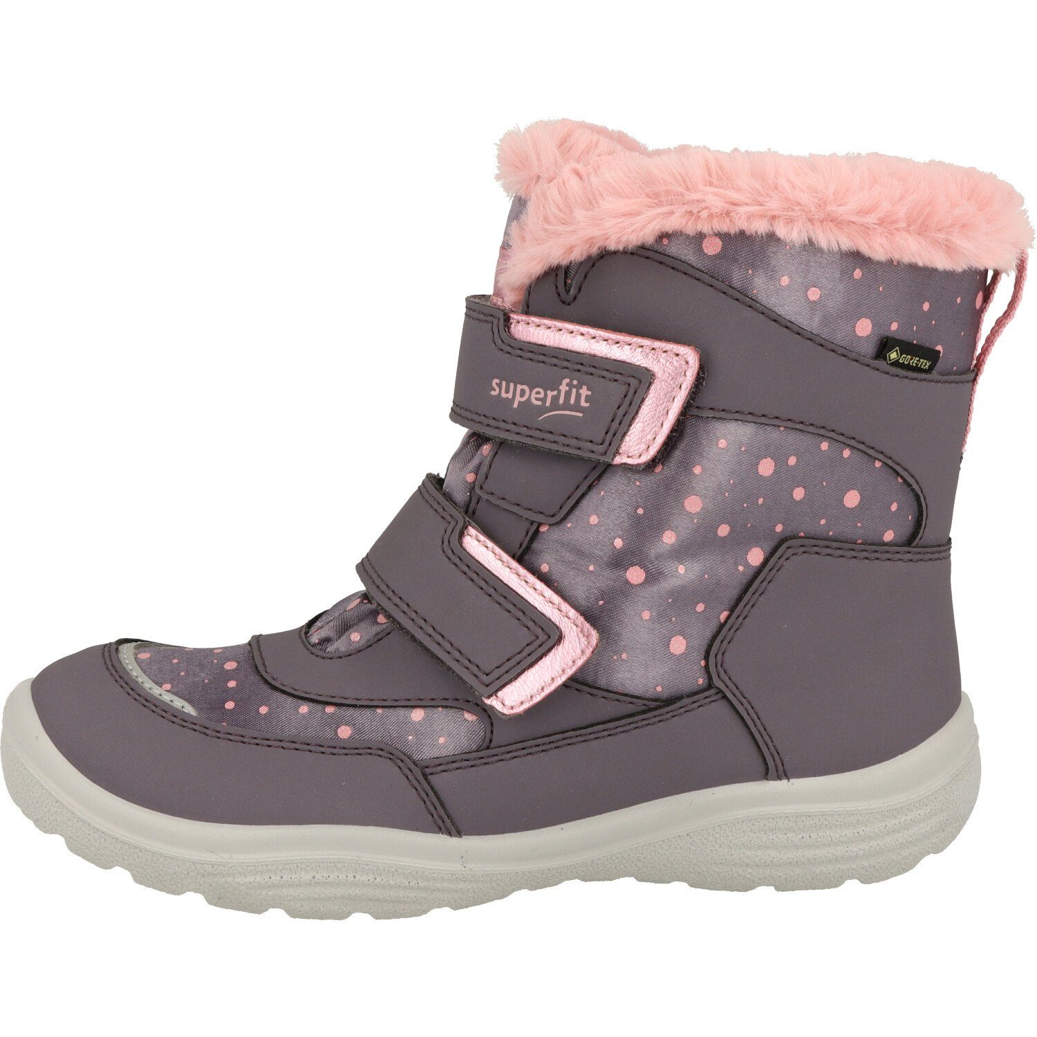 Superfit Crystal (20402046) Lila/Rosa Mädchen Winterstiefel GoreTex gefüttert GoreTex Wasserdicht, Rosa Boots 009091