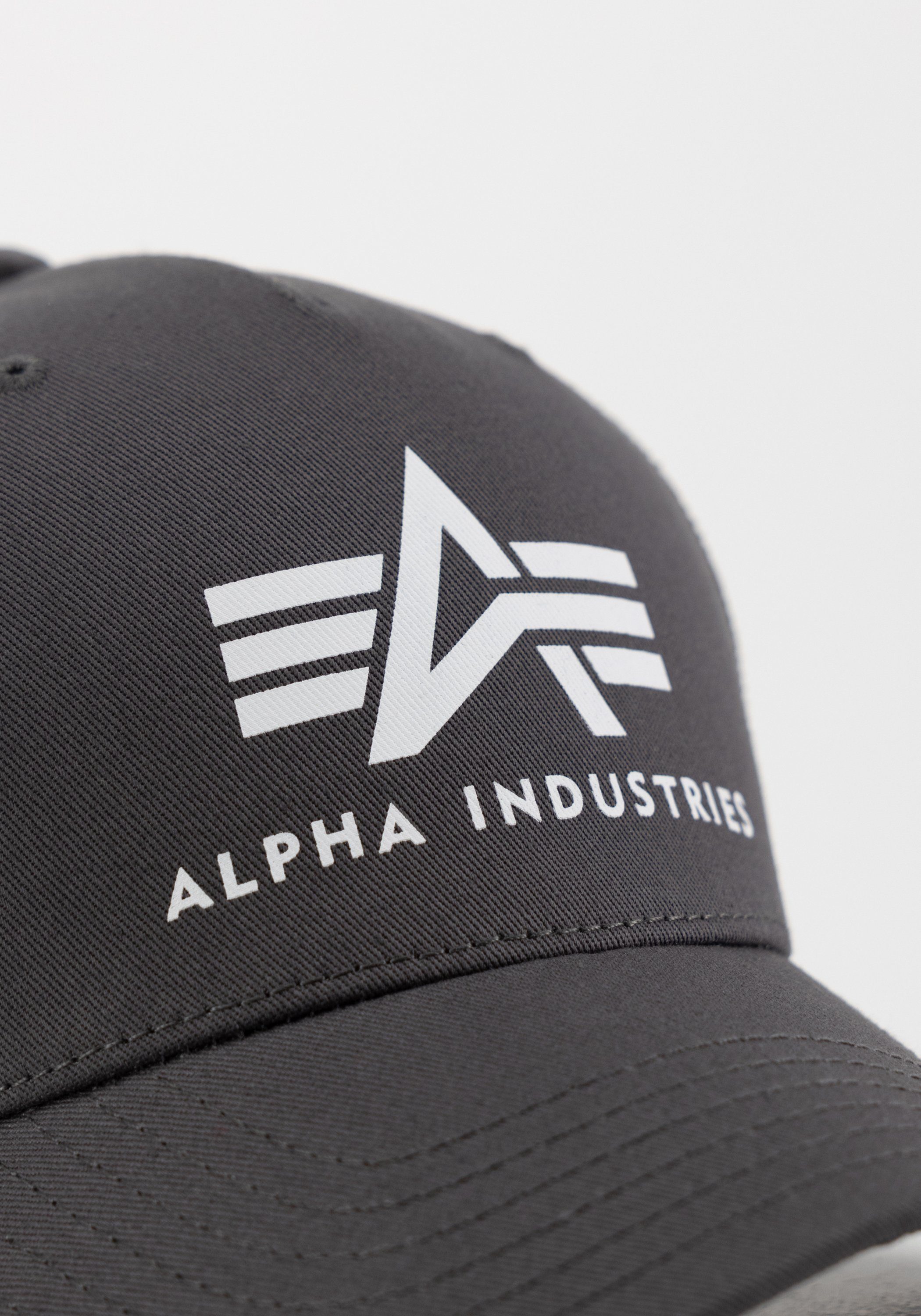 Trucker Alpha Basic Industries Headwear Alpha - Cap Industries grey Trucker Cap vintage Accessoires