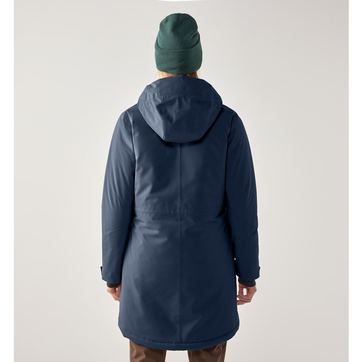 Haglöfs Outdoorjacke Salix Proof Mimic II Parka Women Hochwertiger Damenparka aus recyceltem Material, ideal für