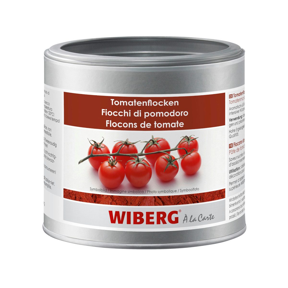 WIBERG Gewürz, Wiberg Tomatenflocken getrocknet aus Tomatenmark Packung 170g