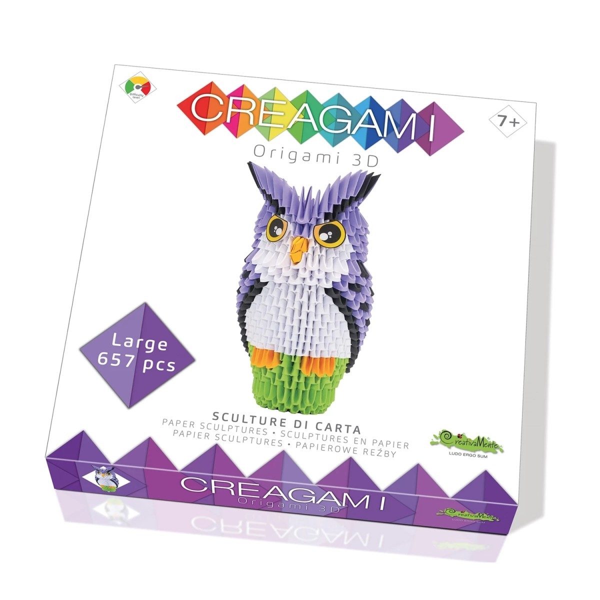 CREAGAMI Kreativset Origami Bastelset Figuren
