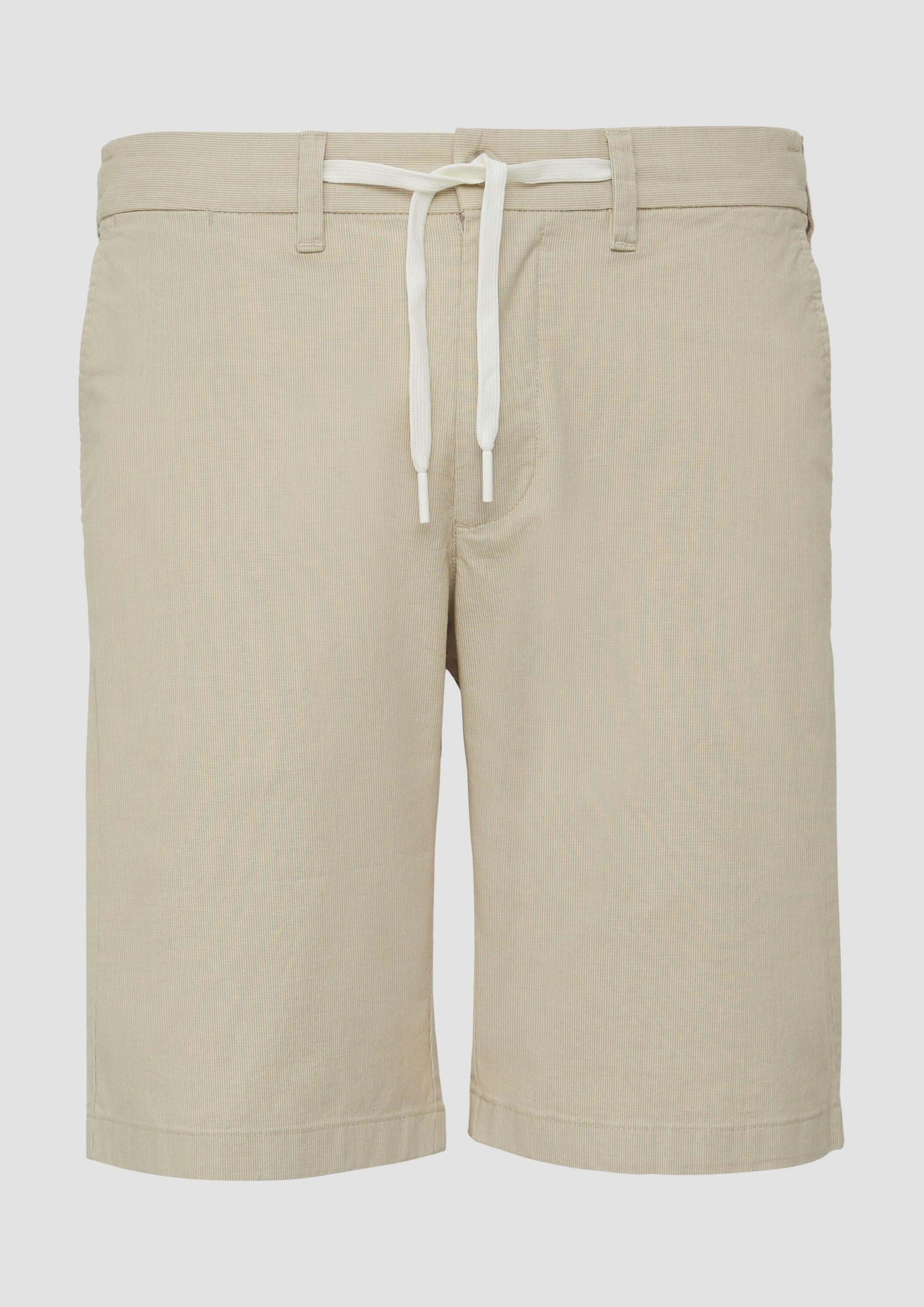 s.Oliver Shorts Bermuda PHOENIX Chino-Shorts aus Baumwollstretch in melierter Optik