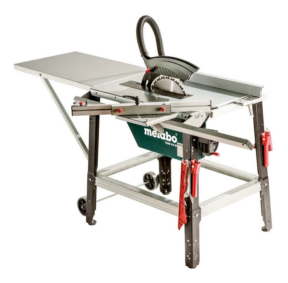 metabo Tischkreissäge TKHS 315 M, 4,2 DNB Set mit kugelgelagerten Schiebeschlitten