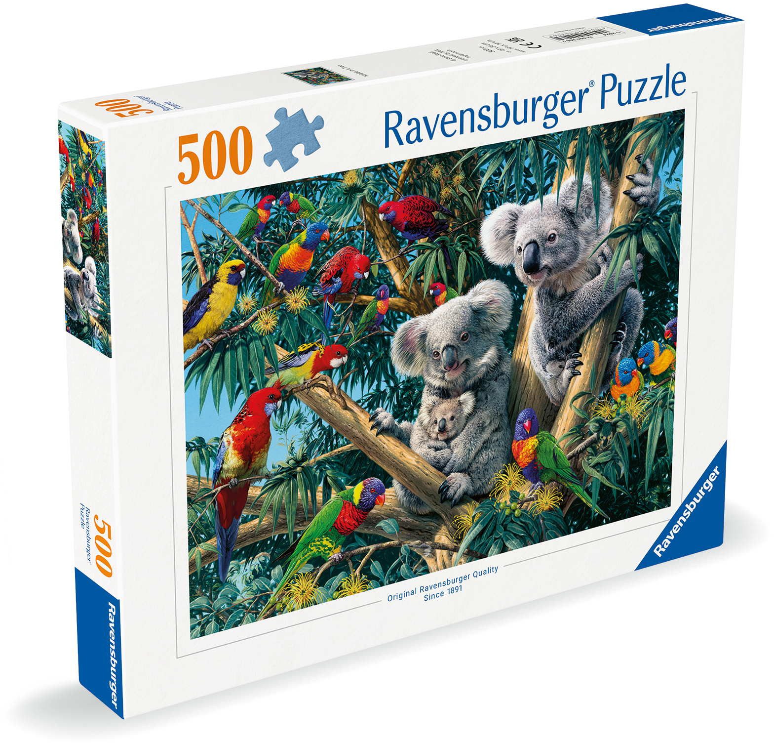 Ravensburger Puzzle 500 Teile Puzzle Koalas im Baum 12000206, 500 Puzzletei günstig online kaufen