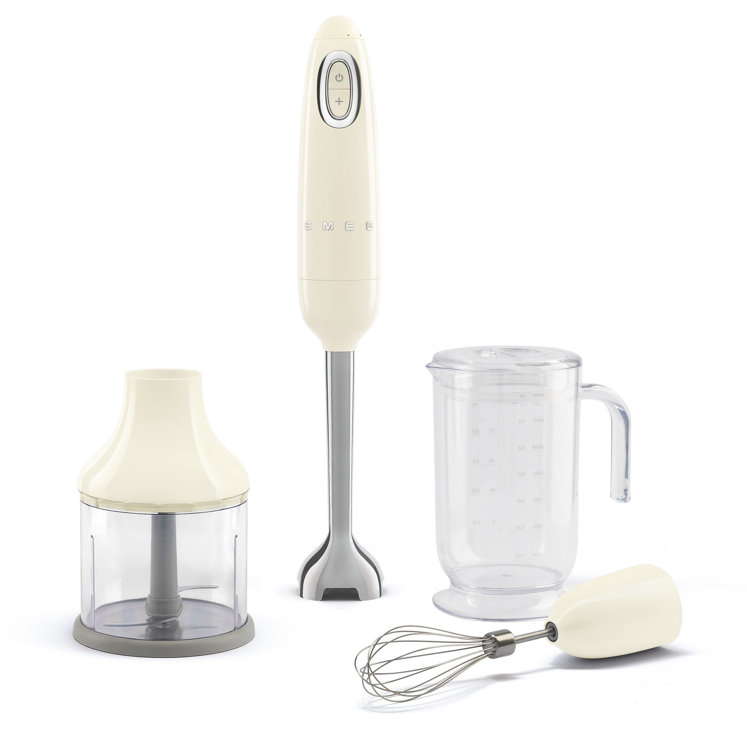 Smeg Stabmixer SMEG Stabmixer Pürierstab Zerkleinerer Mixstab Food-Prozessor creme