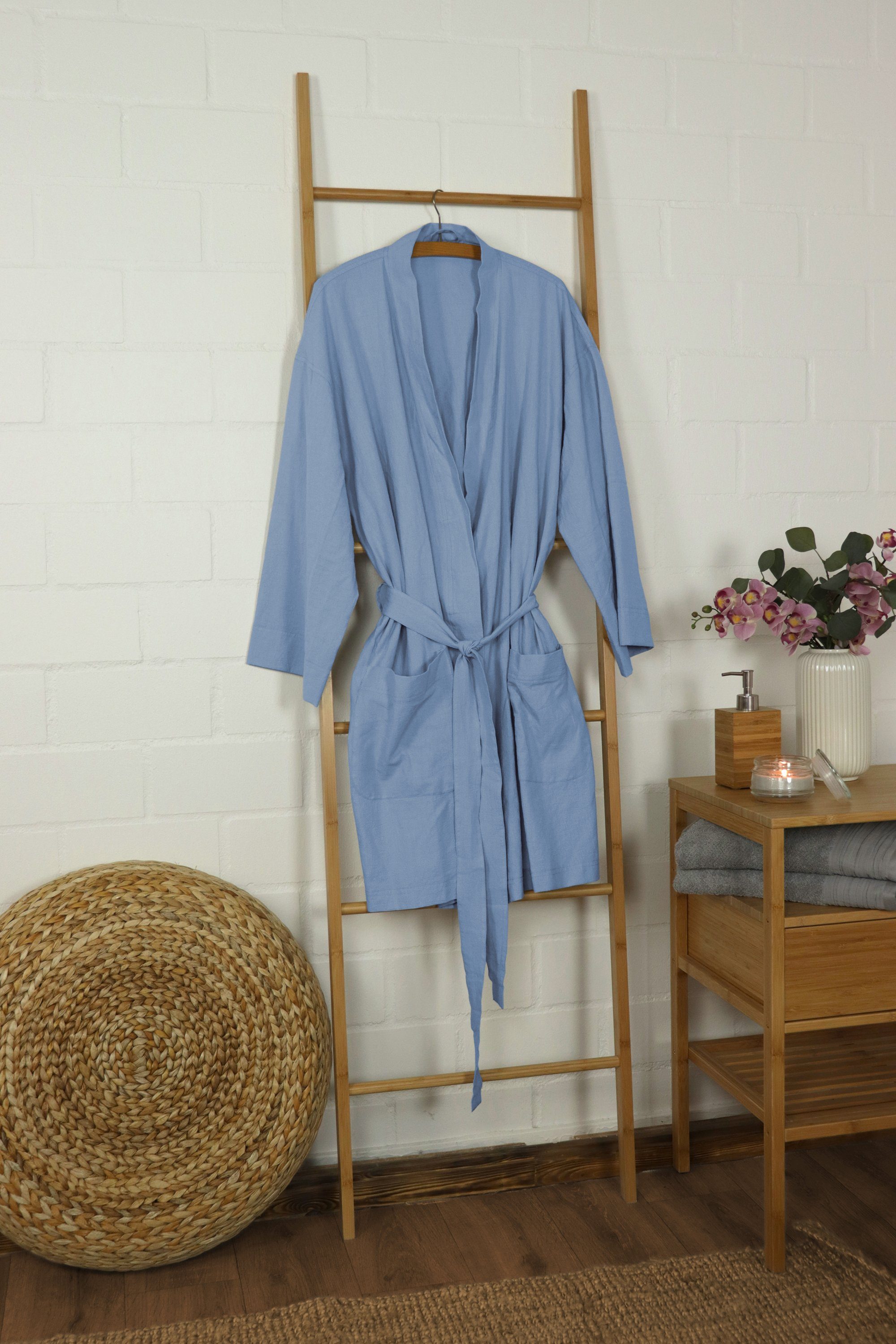 jilda-tex Kimono Lissabon Kimono Bademantel One-Size günstig online kaufen