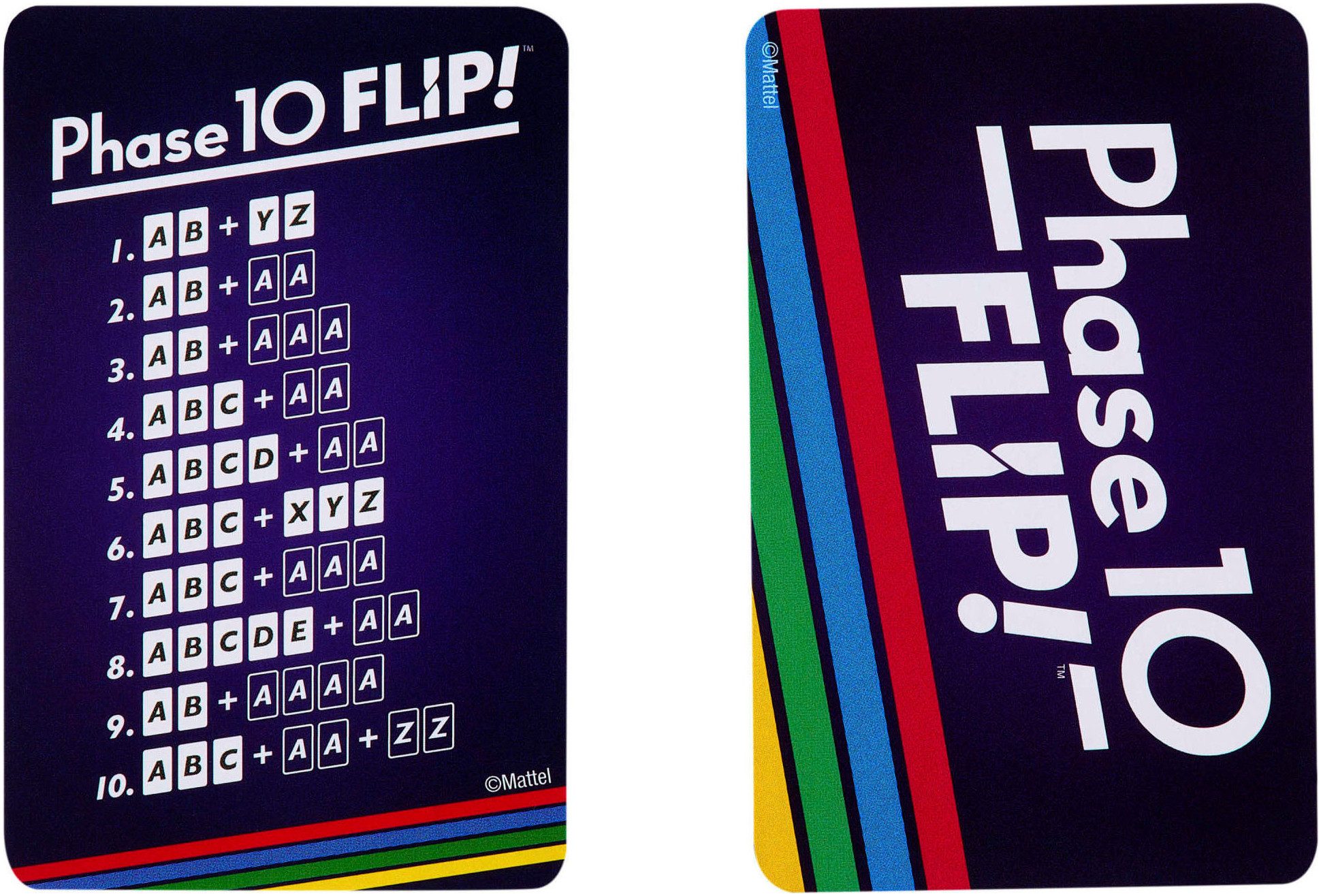 Mattel games Spiel Phase 10, Flip, Kartenspiel