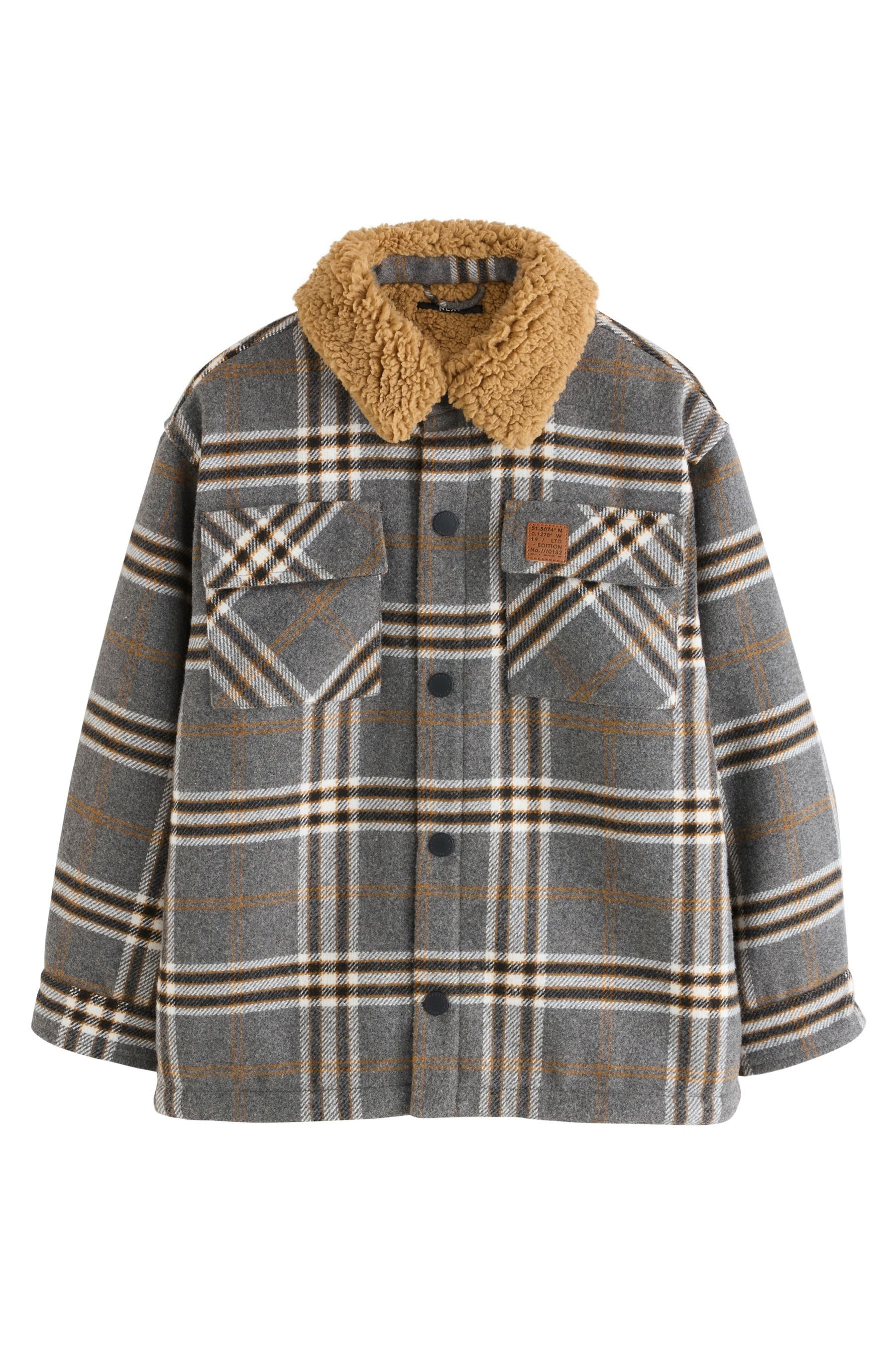 Next Hemdjacke Gefütterte Hemdjacke (1-St)