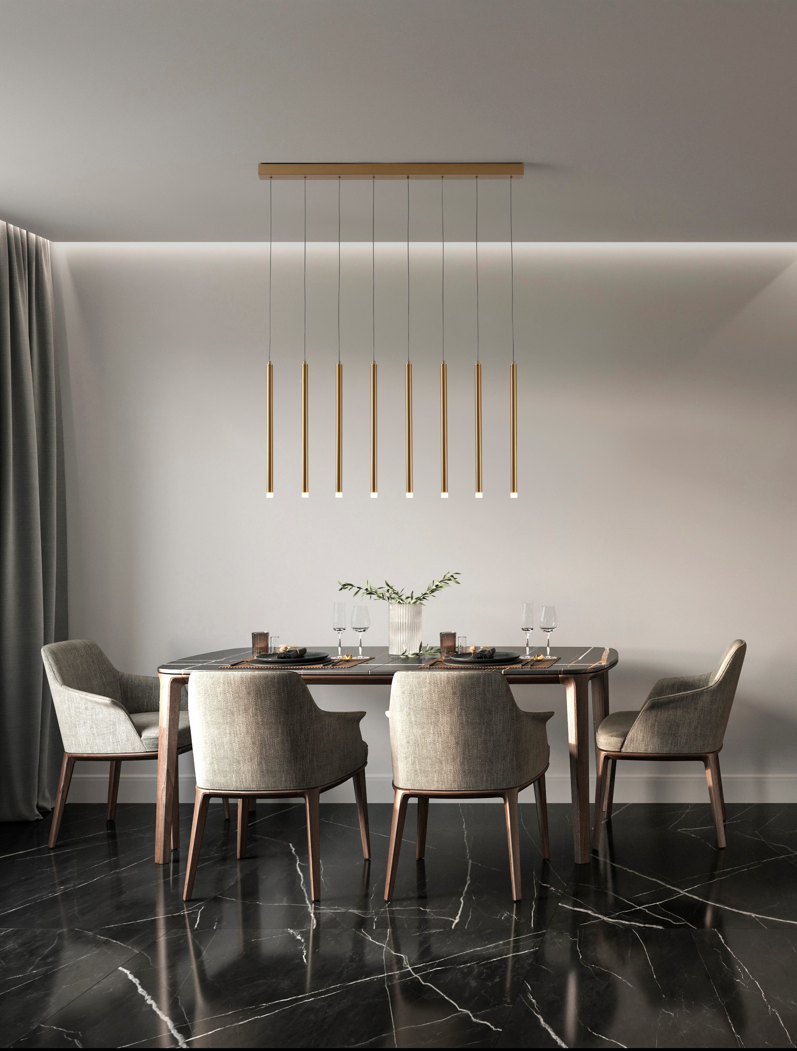 Nova Luce LED-Hängeleuchte TRIMLE, LED fest günstig online kaufen