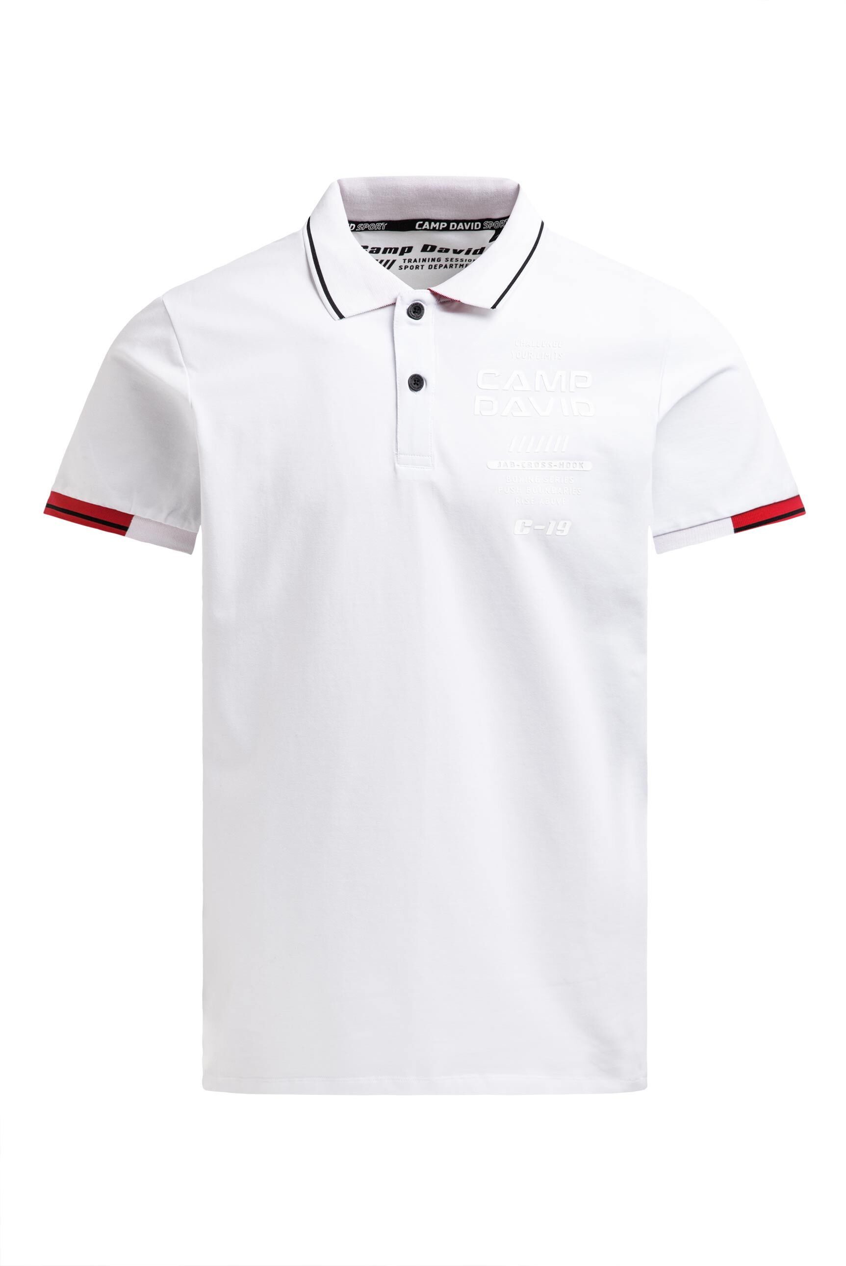 CAMP DAVID Poloshirt aus Baumwolle