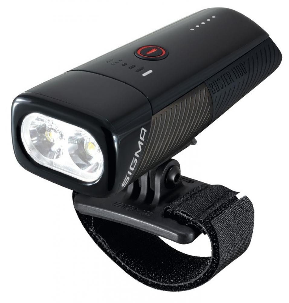 SIGMA Fahrradbeleuchtung Sigma LED-Helmlampe Buster 1100HL schwarz