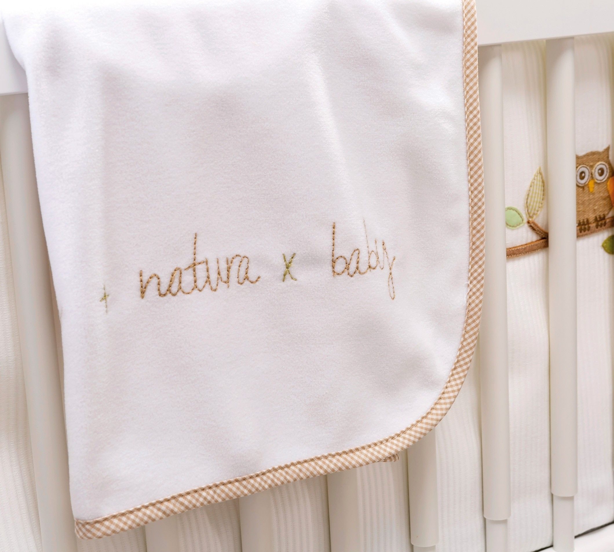Möbel-Zeit Babybettwäsche NATURA Bettwäsche-Set, 75x115 cm, 8 teilig