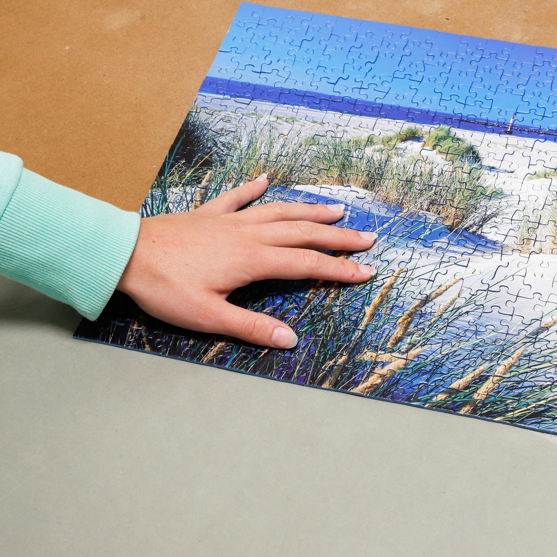 Haushalt International Puzzleunterlage Puzzlebrett TOYTALES mit 4 Auszügen mit Griffen, (Puzzlehilfe mit Schubladen, Puzzle-Brett), Puzzletisch für bis zu 1500 Teile