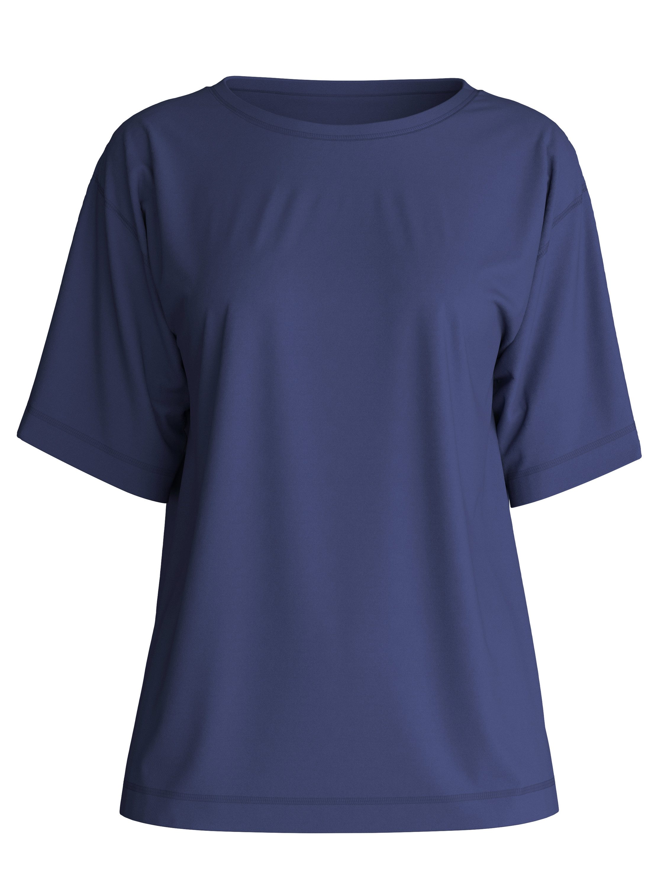 CALIDA Kurzarmshirt DEEPSLEEPWEAR Balancing Damen (1-tlg) seidig weich und locker geschnitten