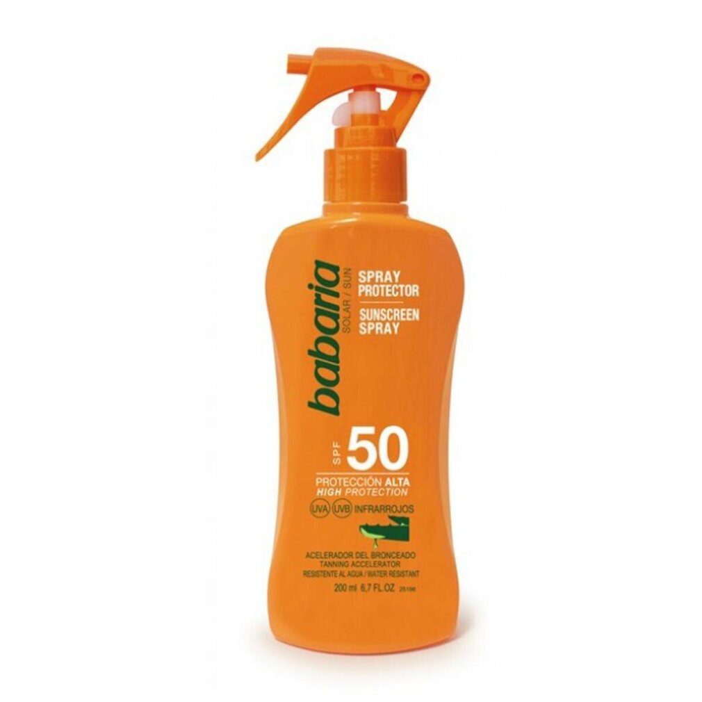 babaria Sonnenschutzpflege BABARIA ALOE VERA SPRAY PROTECTOR SPF50 200ML