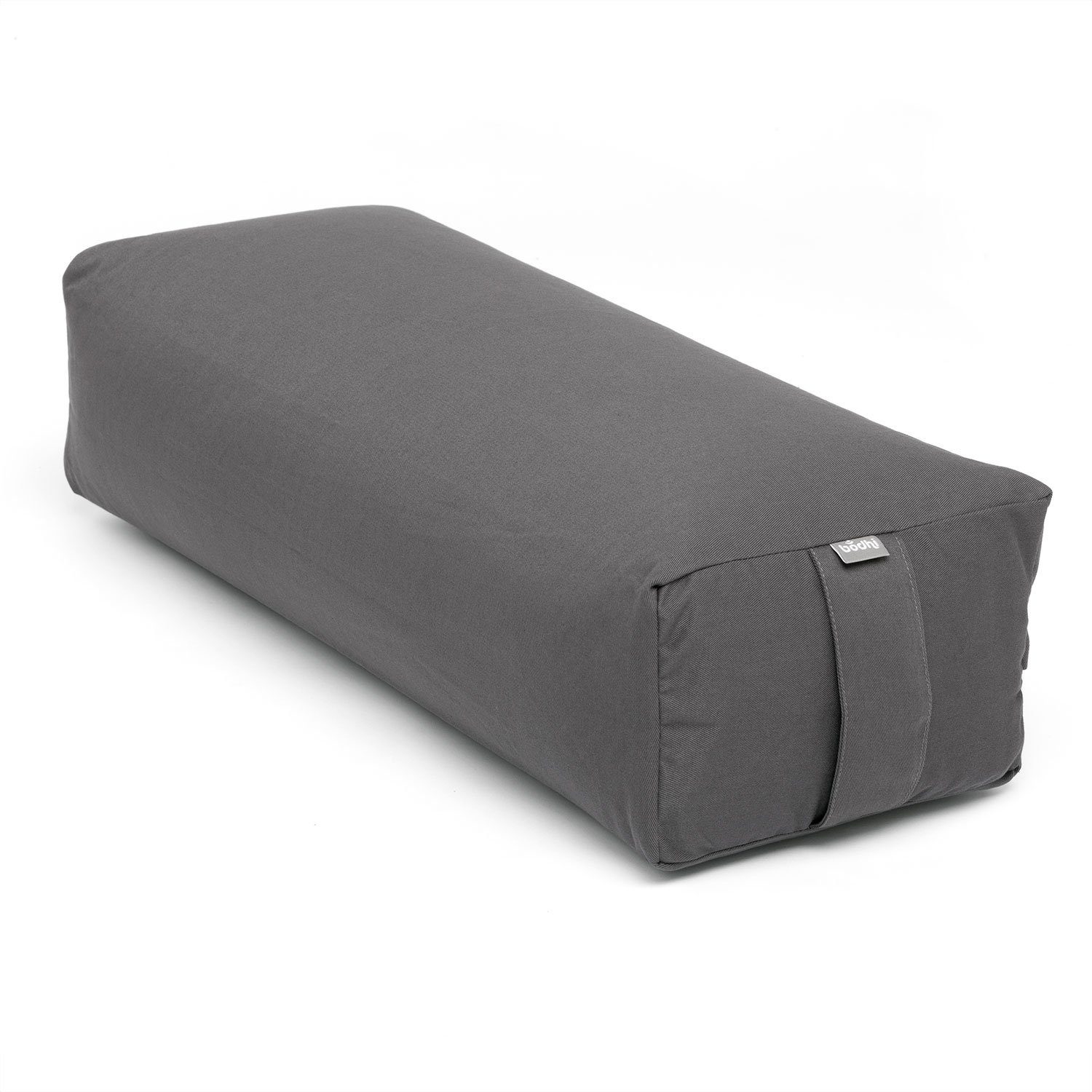 bodhi Yoga Bolster Yoga-Bolster SALAMBA ECO, Füllung: Kapok anthrazit