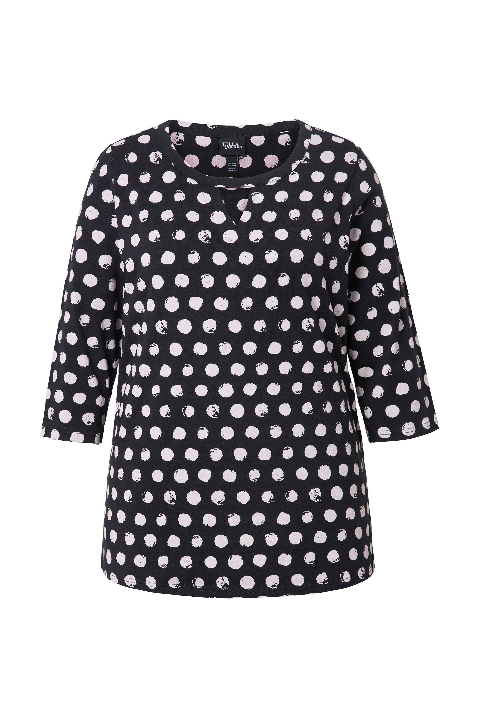Ulla Popken T-Shirt Shirt Tupfen Classic günstig online kaufen