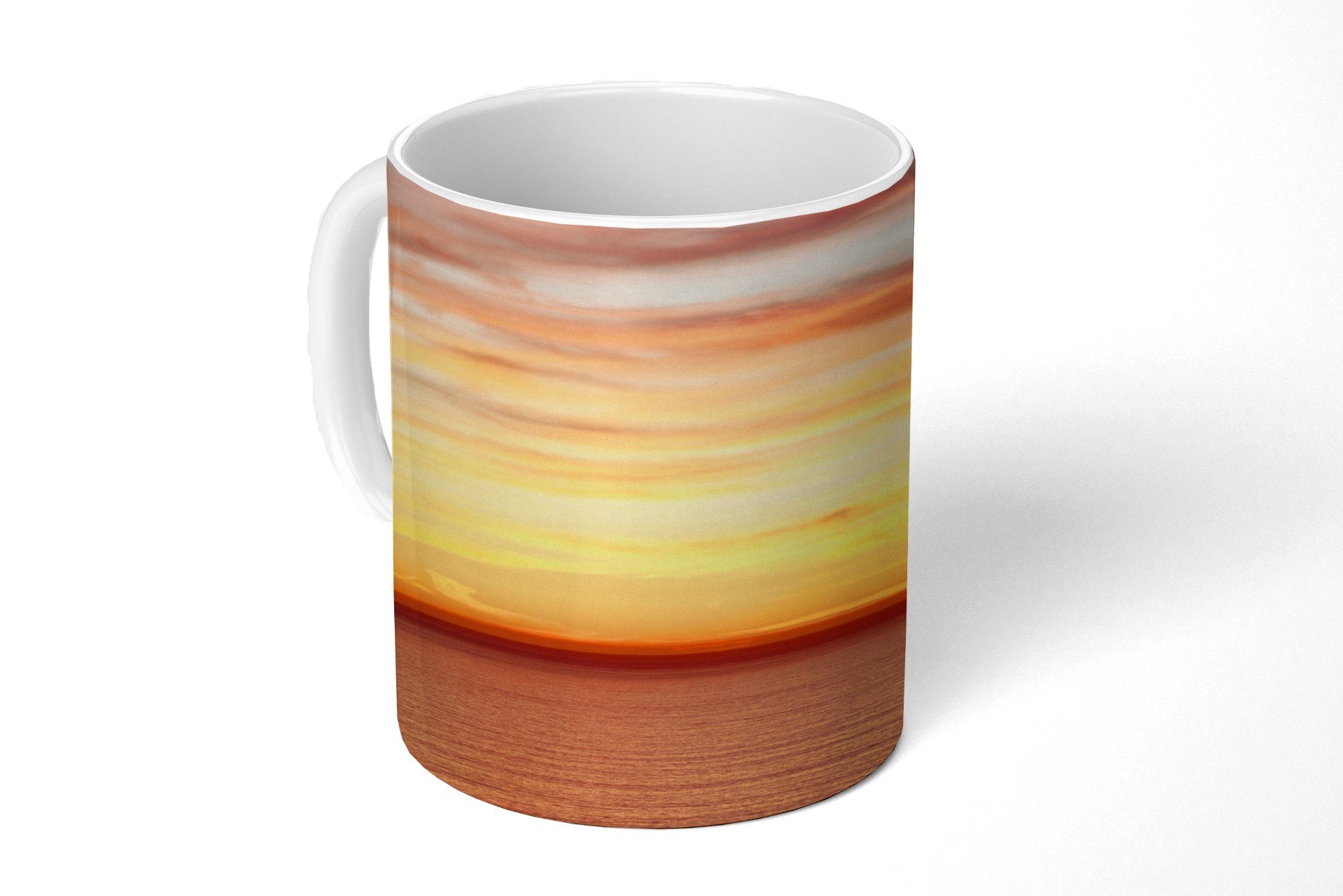 Teetasse, Farben Meer Himmel, Geschenk Keramik, - MuchoWow Tasse - Kaffeetassen, Teetasse, Becher,