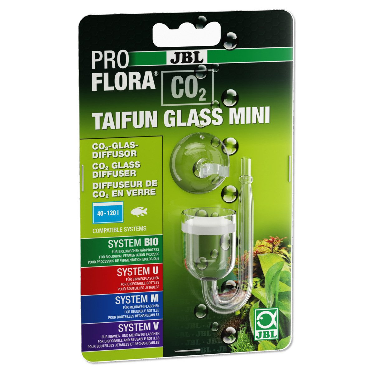 CO2 Diffusor ProFlora CO2 Taifun Glass Mini