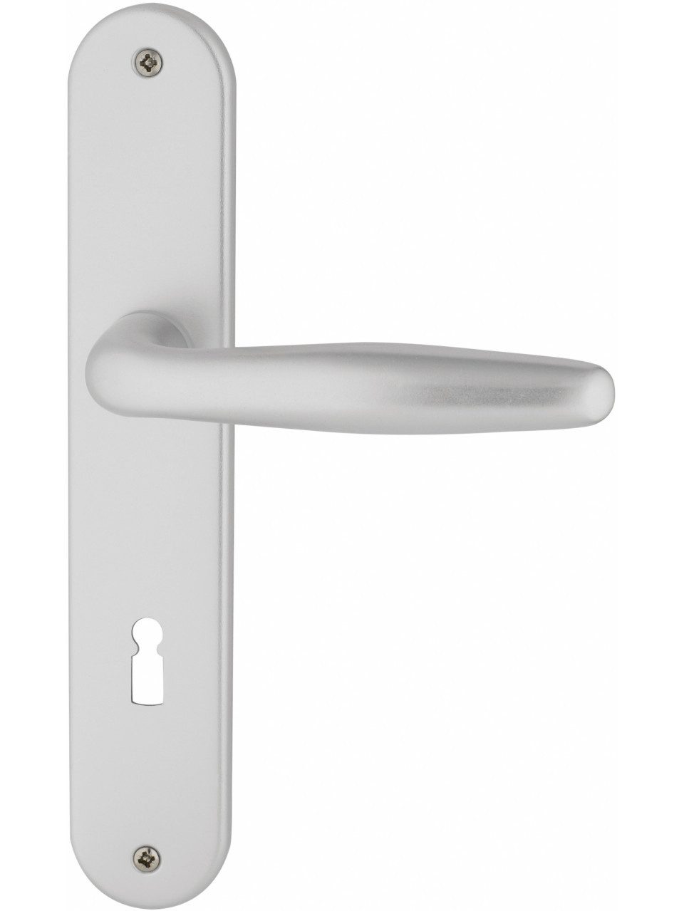 Alpertec Zimmertür Alpertec BB-Langschildgarnitur Ray II Aluminium F1